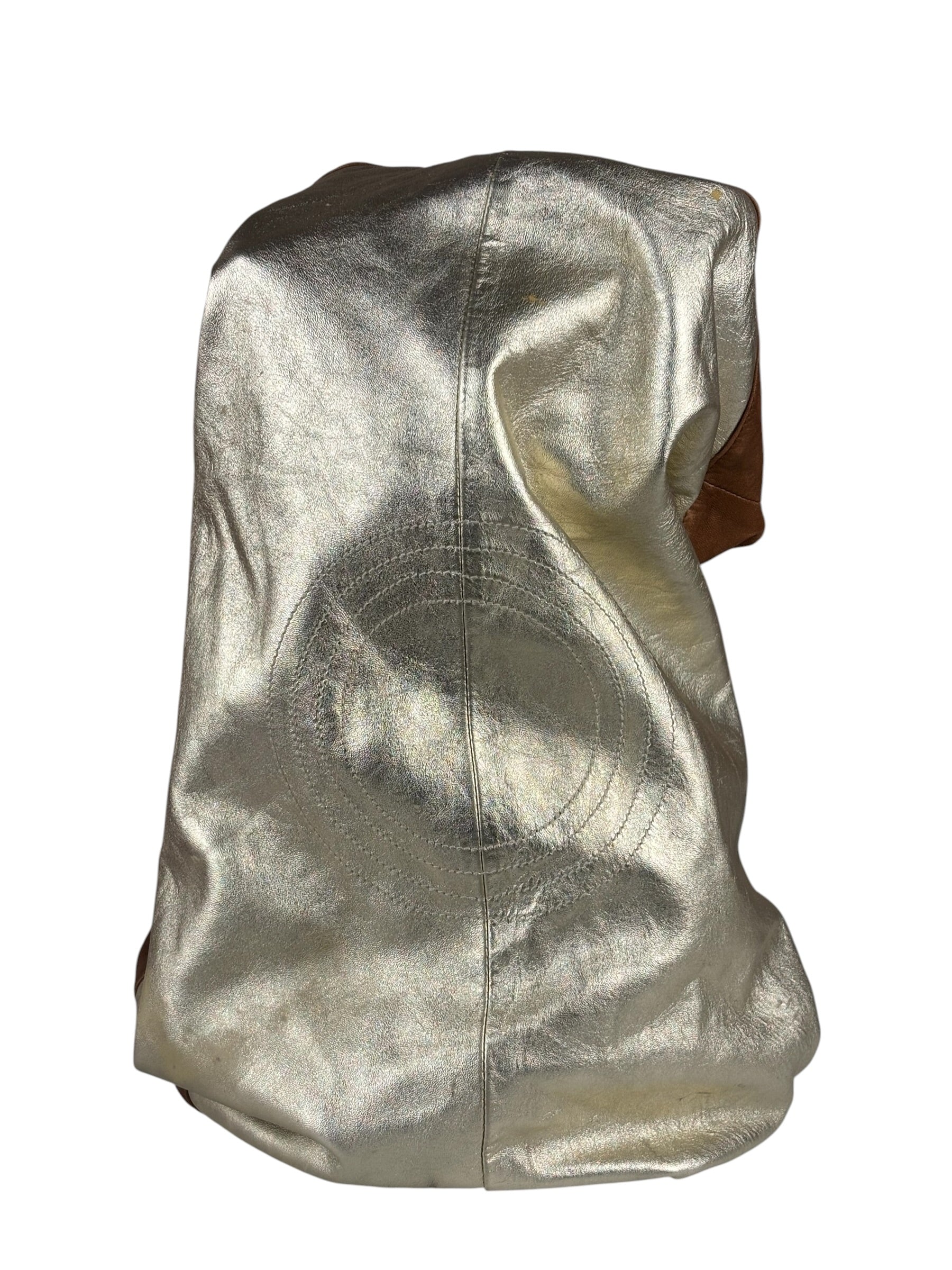 Loewe Gold/Bronze Leather Nappa Aire Handbag - Image 7