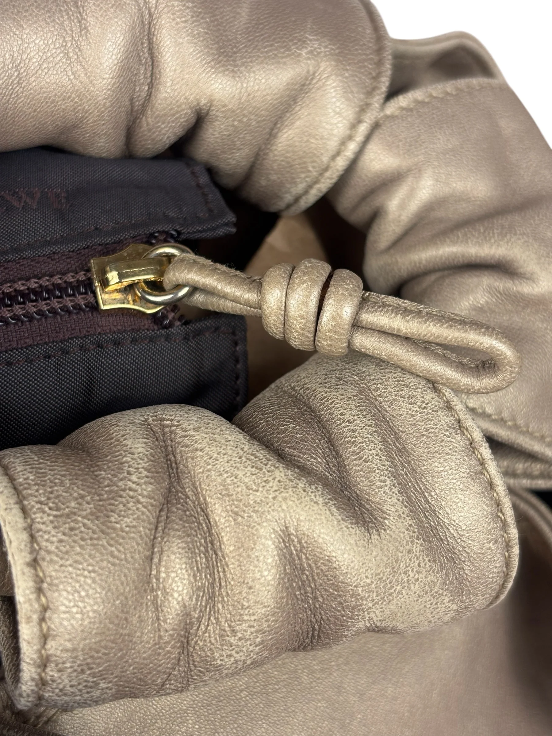 Loewe Metallic Leather Nappa Air Handbag - Image 10