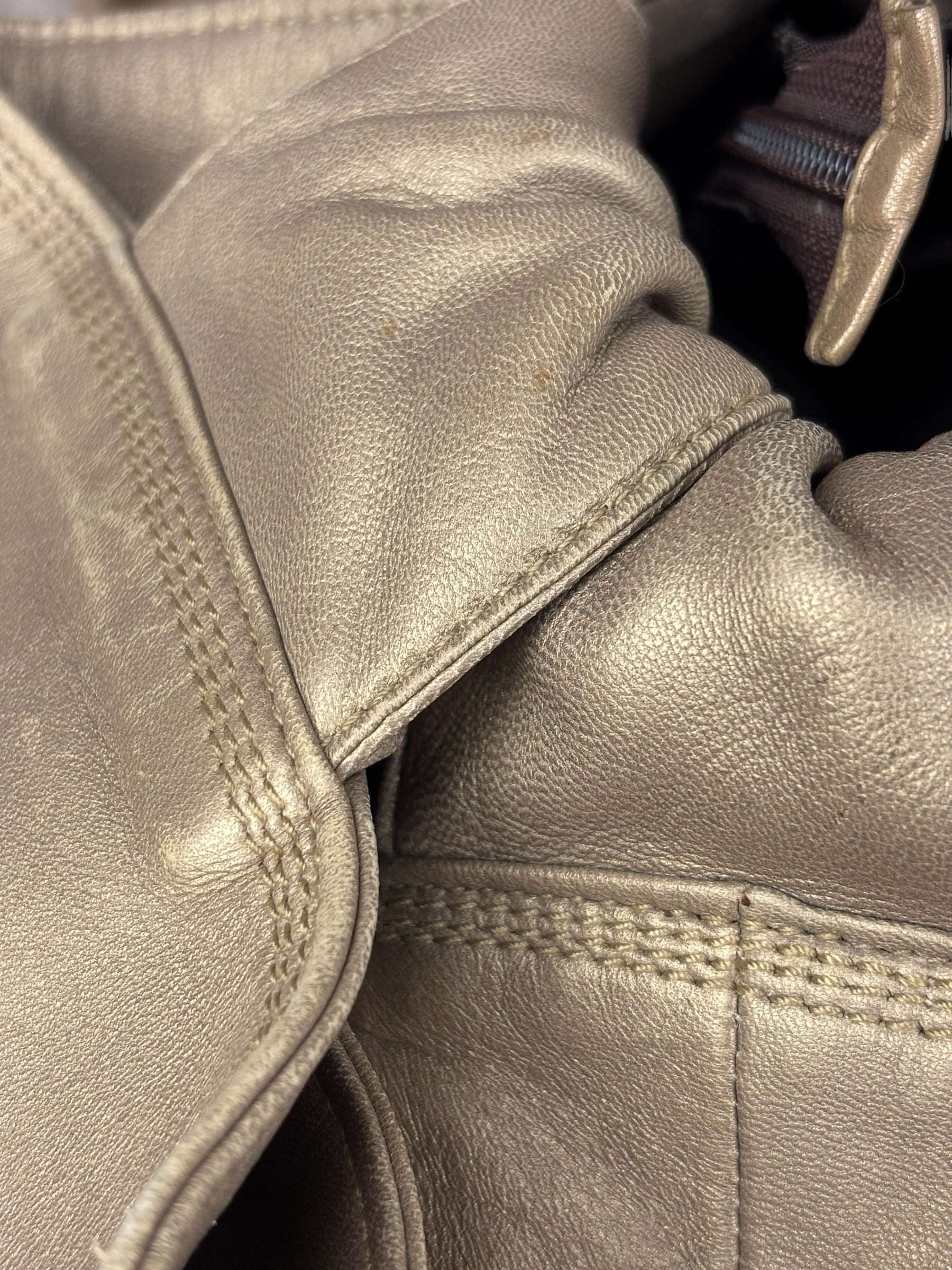 Loewe Metallic Leather Nappa Air Handbag - Image 12