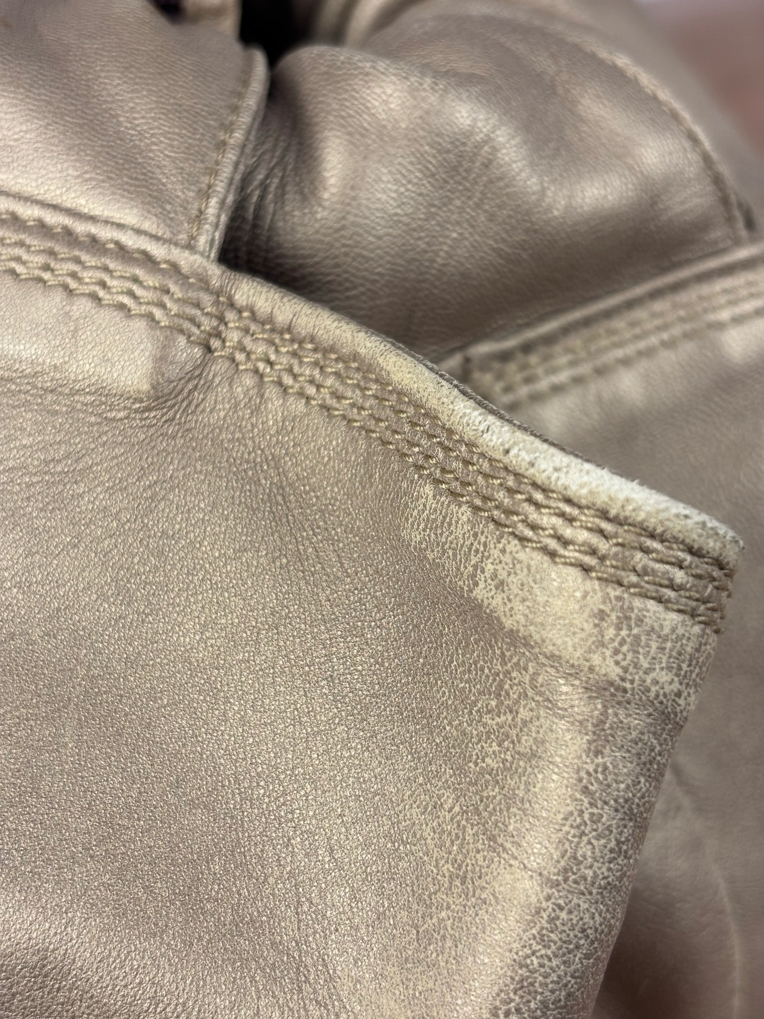 Loewe Metallic Leather Nappa Air Handbag - Image 13