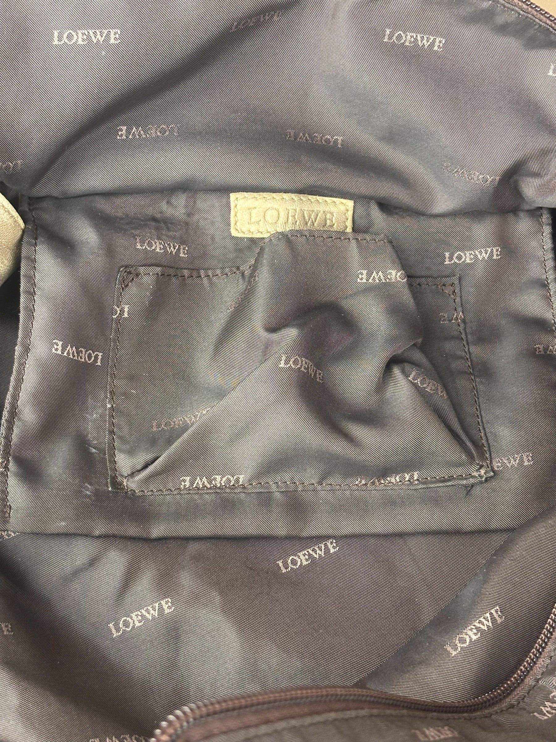 Loewe Metallic Leather Nappa Air Handbag - Image 15