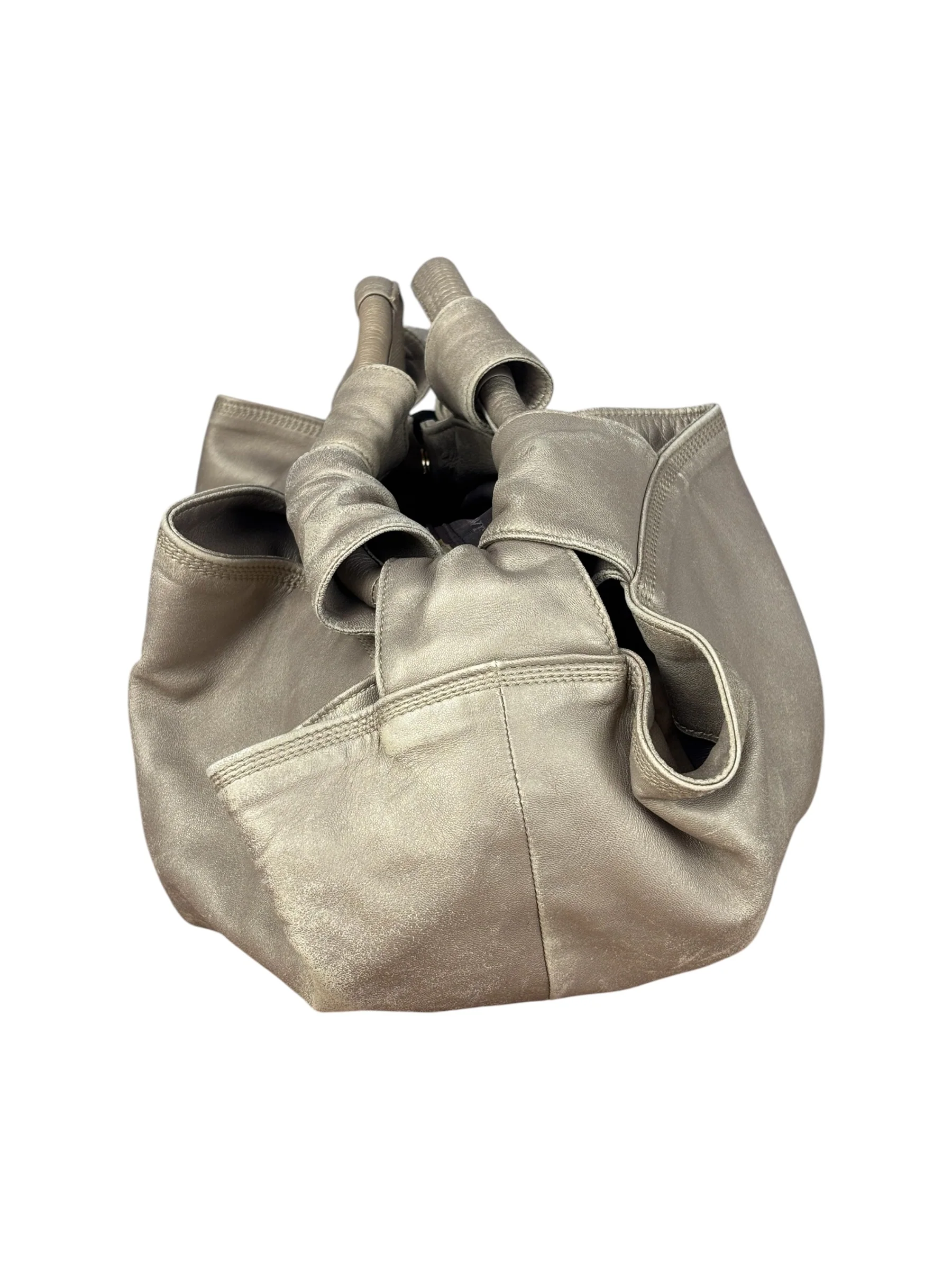 Loewe Metallic Leather Nappa Air Handbag - Image 5