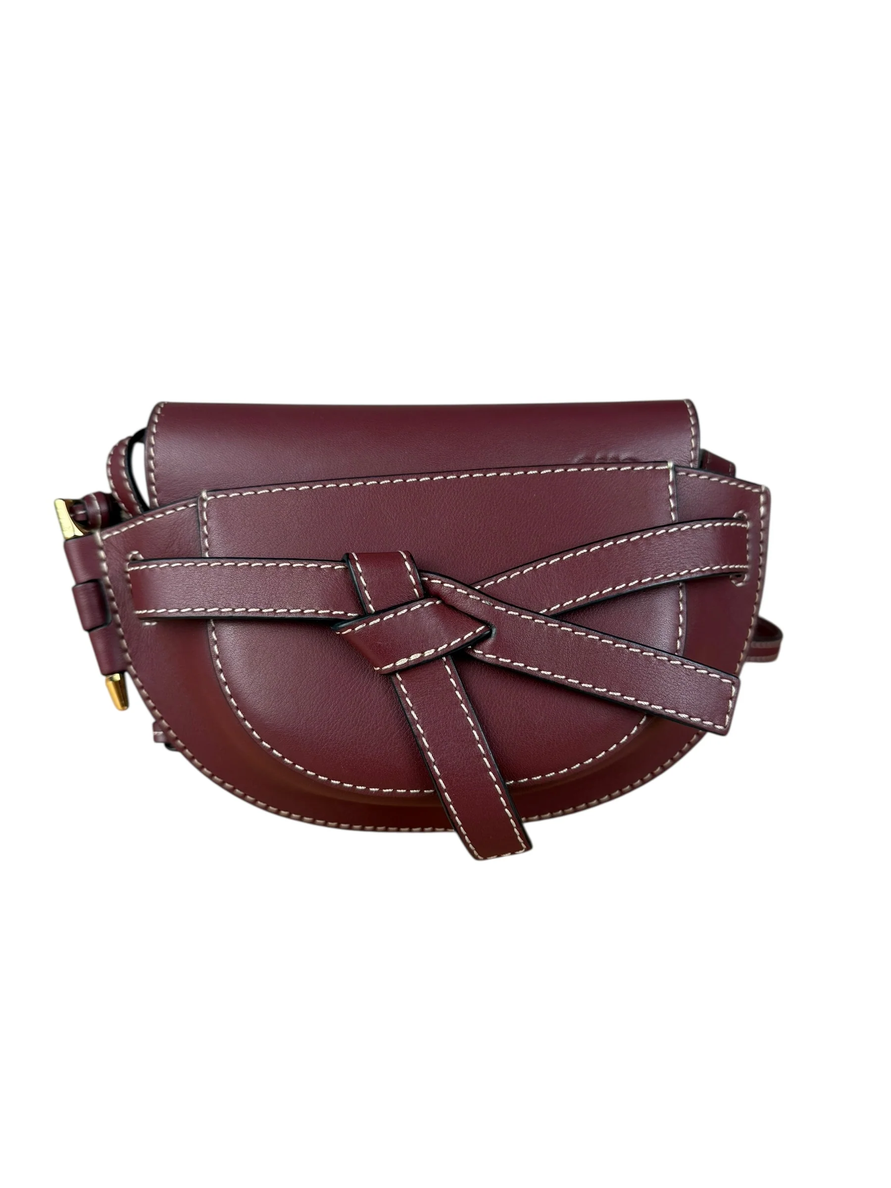 Loewe Mini Burgundy Gate Crossbody - Image 12