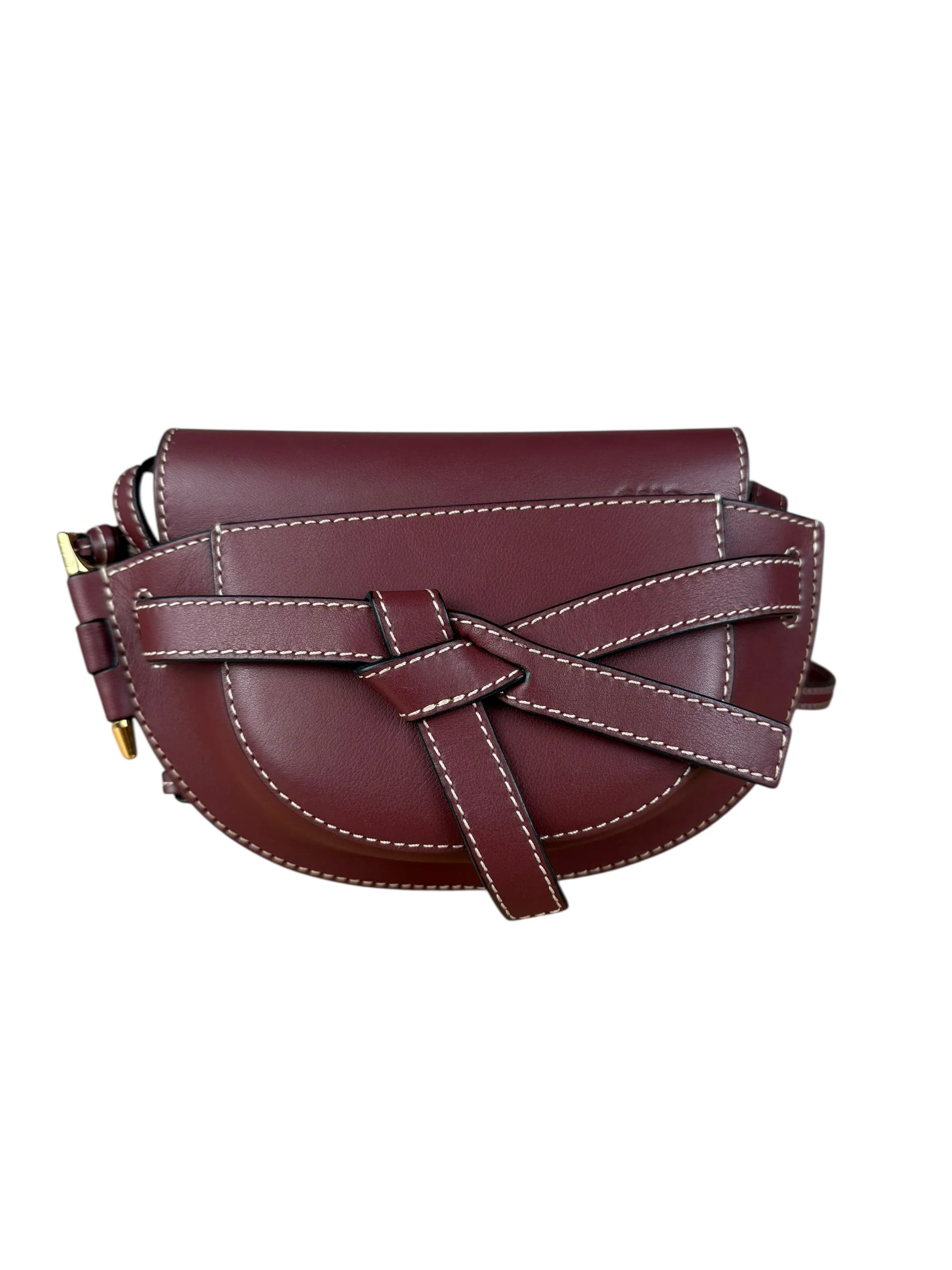 Loewe Mini Burgundy Gate Crossbody - Image 13