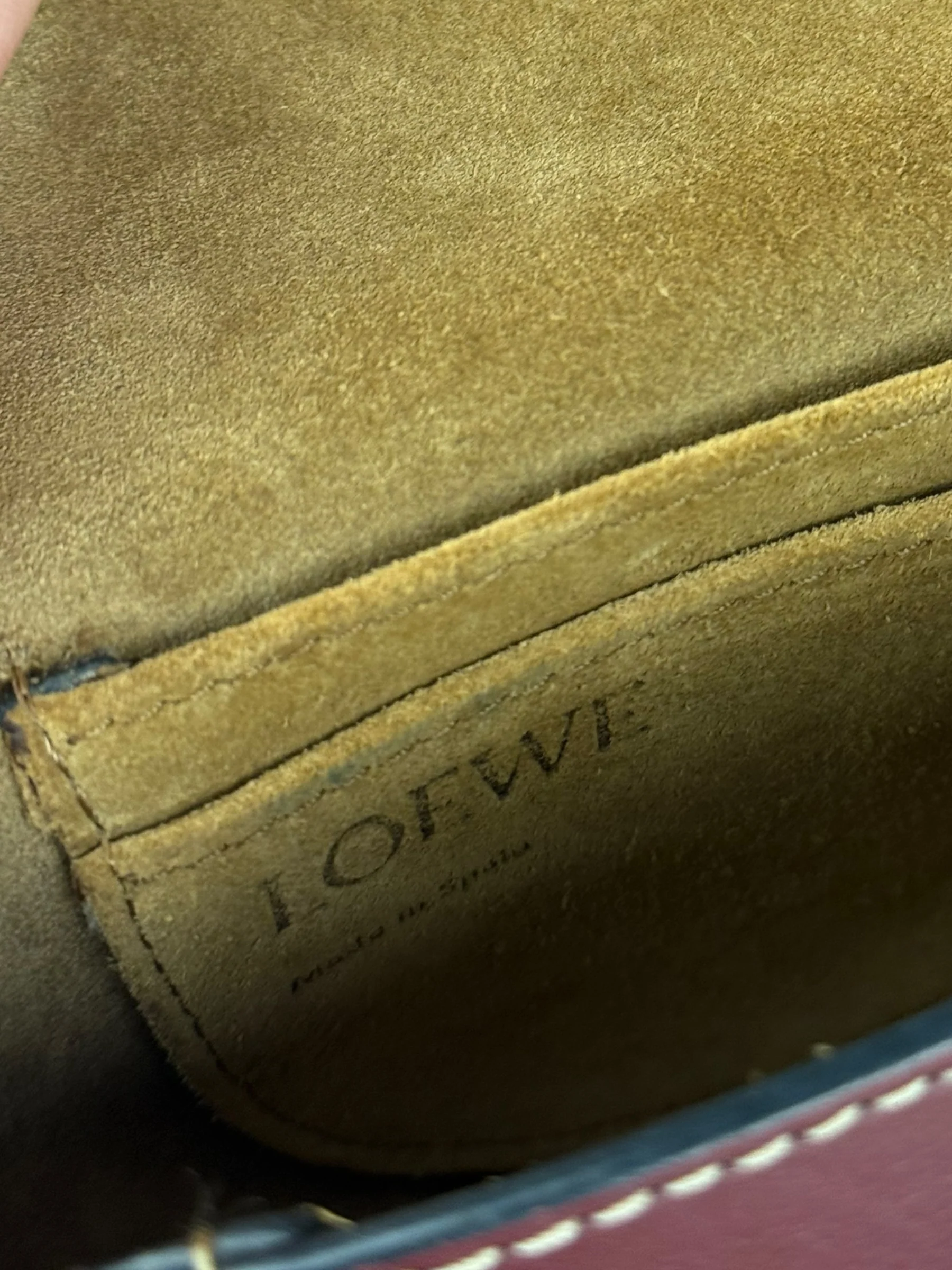 Loewe Mini Burgundy Gate Crossbody - Image 15
