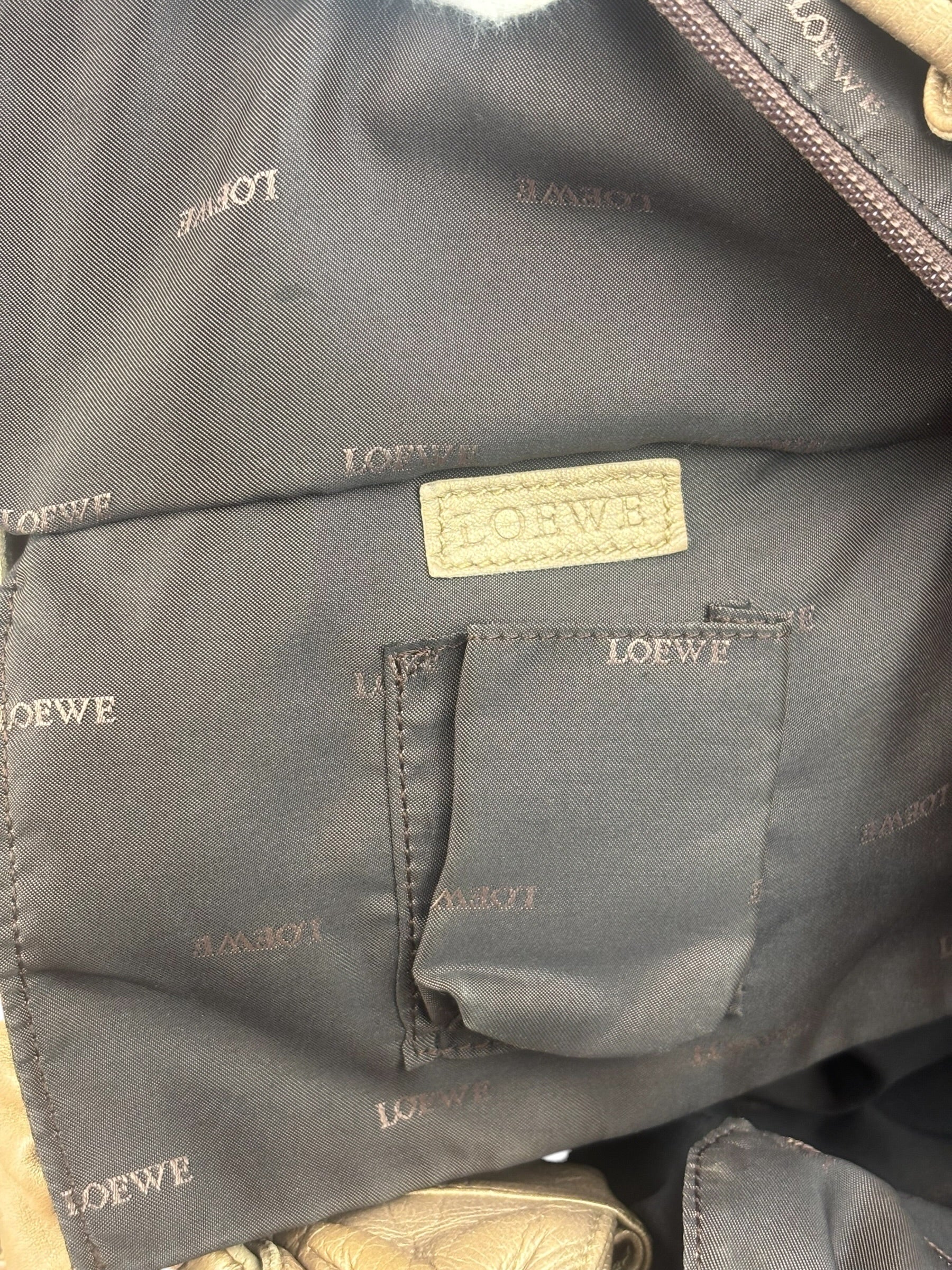 Loewe Vintage Beige Nappa Aire Bag - Image 8