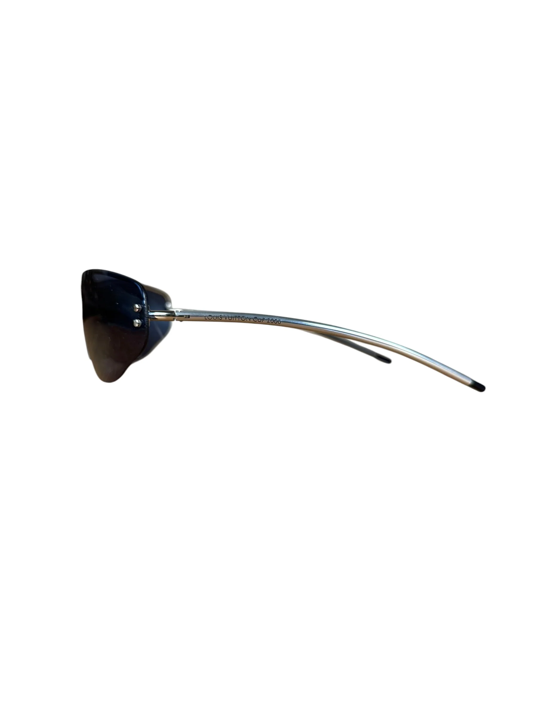 Louis Vuitton 2000 Cup Blue Shield Sunglasses - Image 3