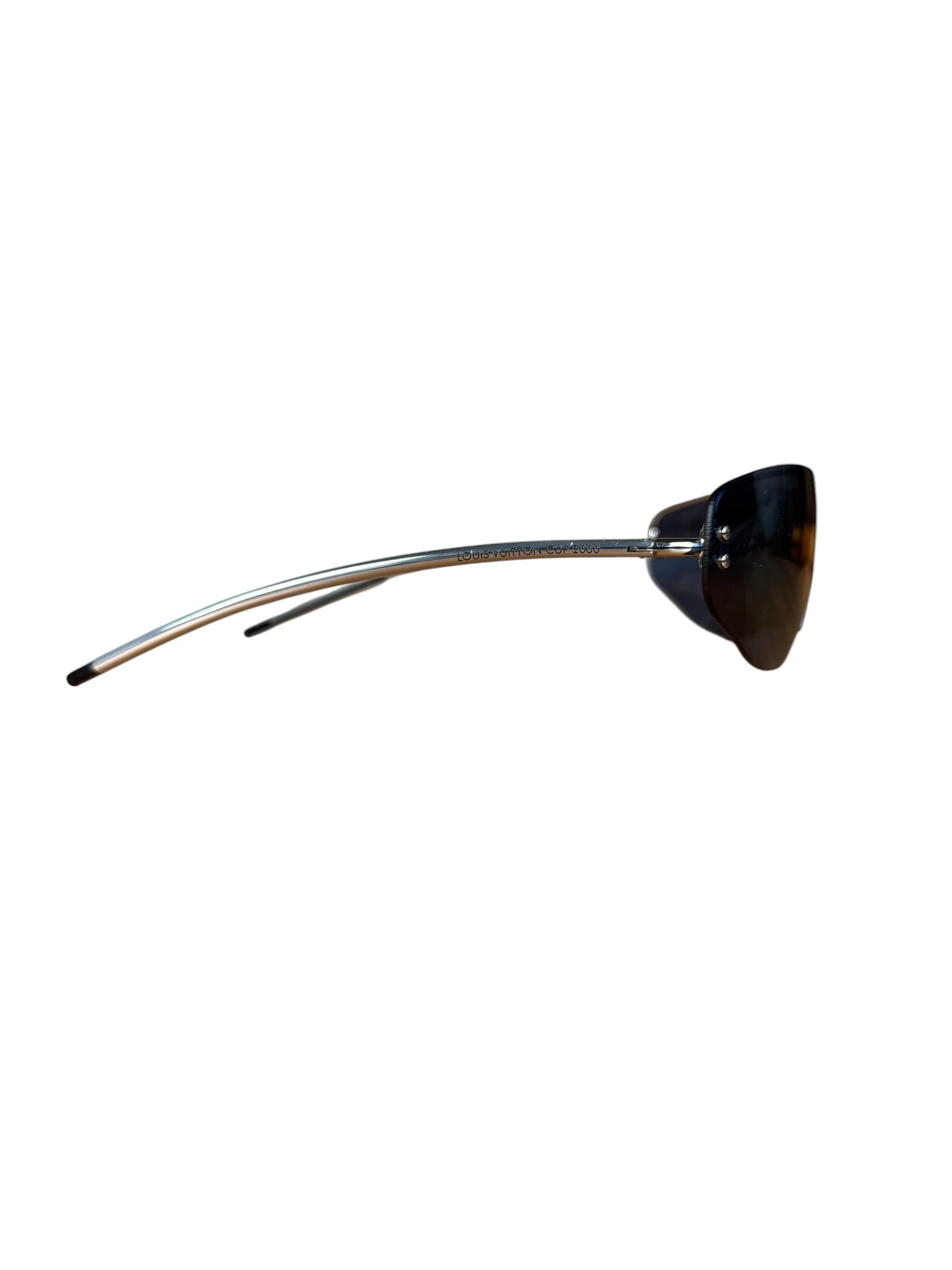 Louis Vuitton 2000 Cup Blue Shield Sunglasses - Image 6