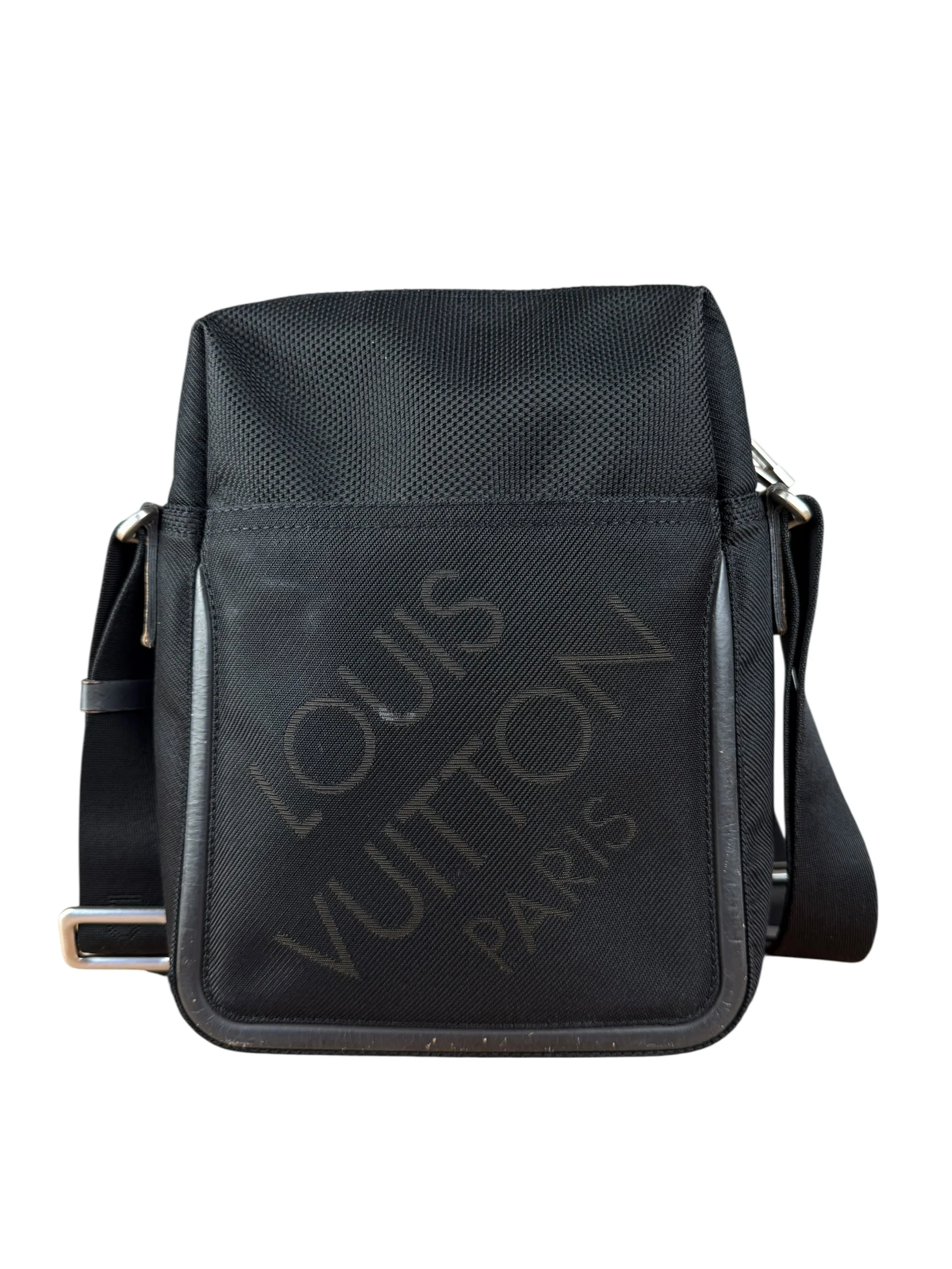 Louis Vuitton Black Damier Geant Vintage Crossbody - Image 11