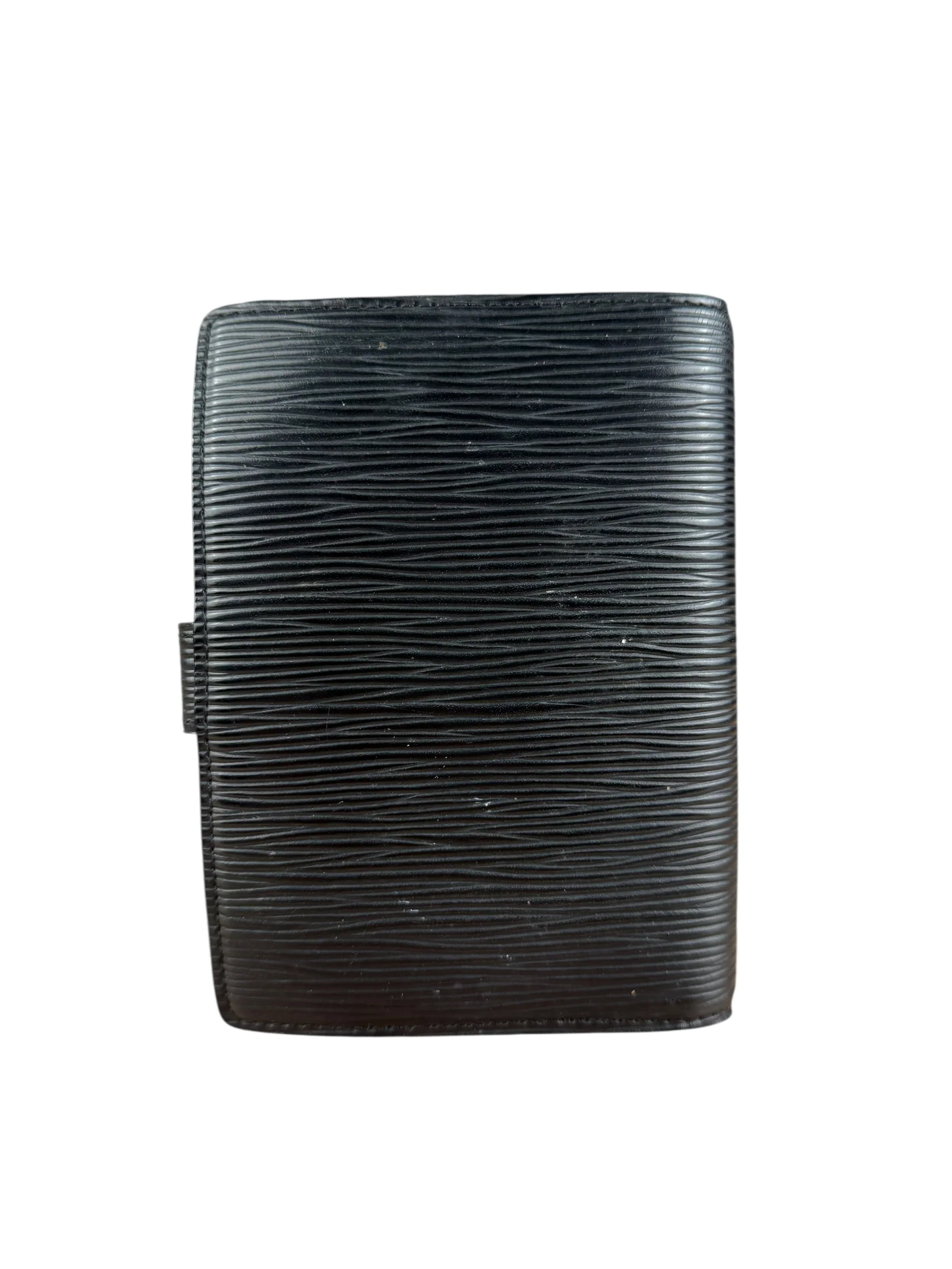Louis Vuitton Black Epi Agenda & Silver Pen - Image 3