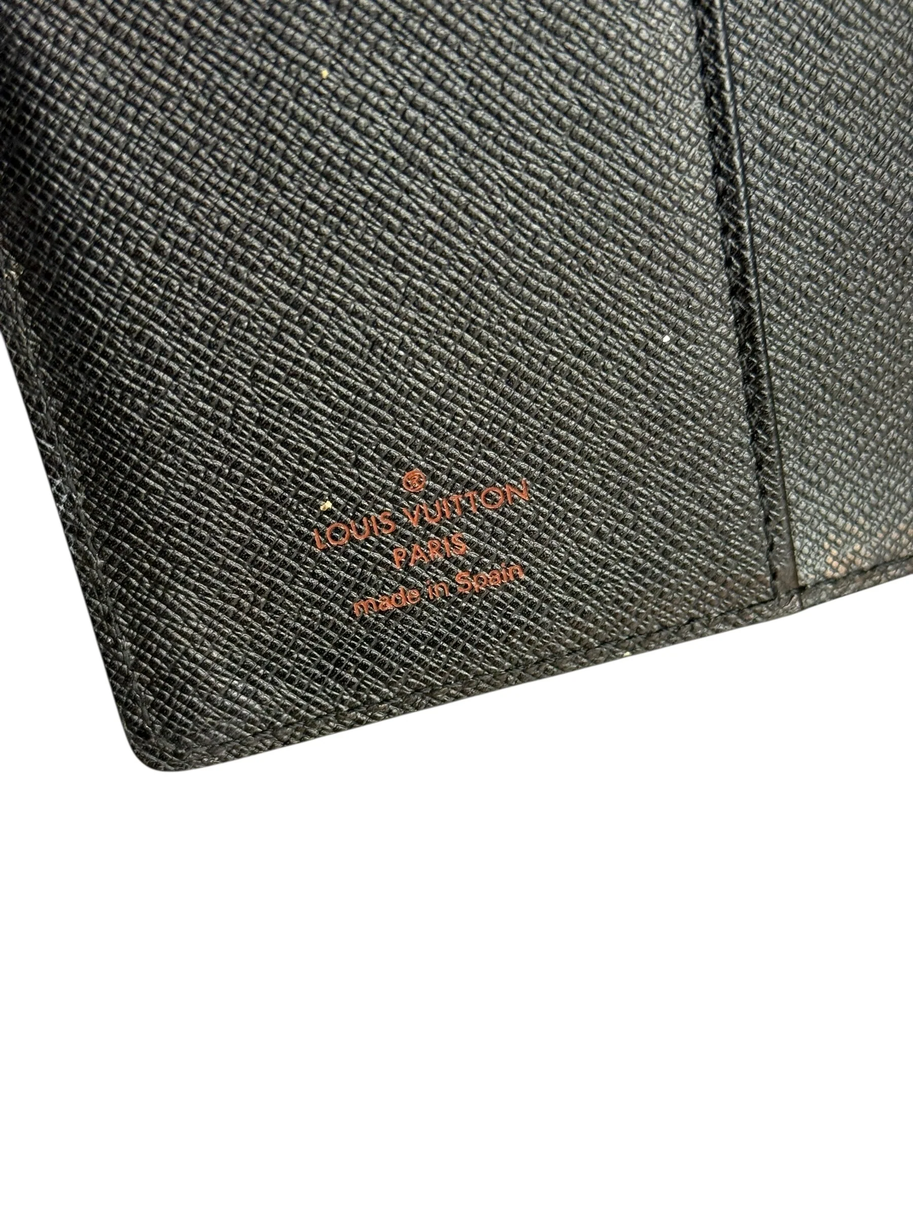 Louis Vuitton Black Epi Agenda & Silver Pen - Image 6