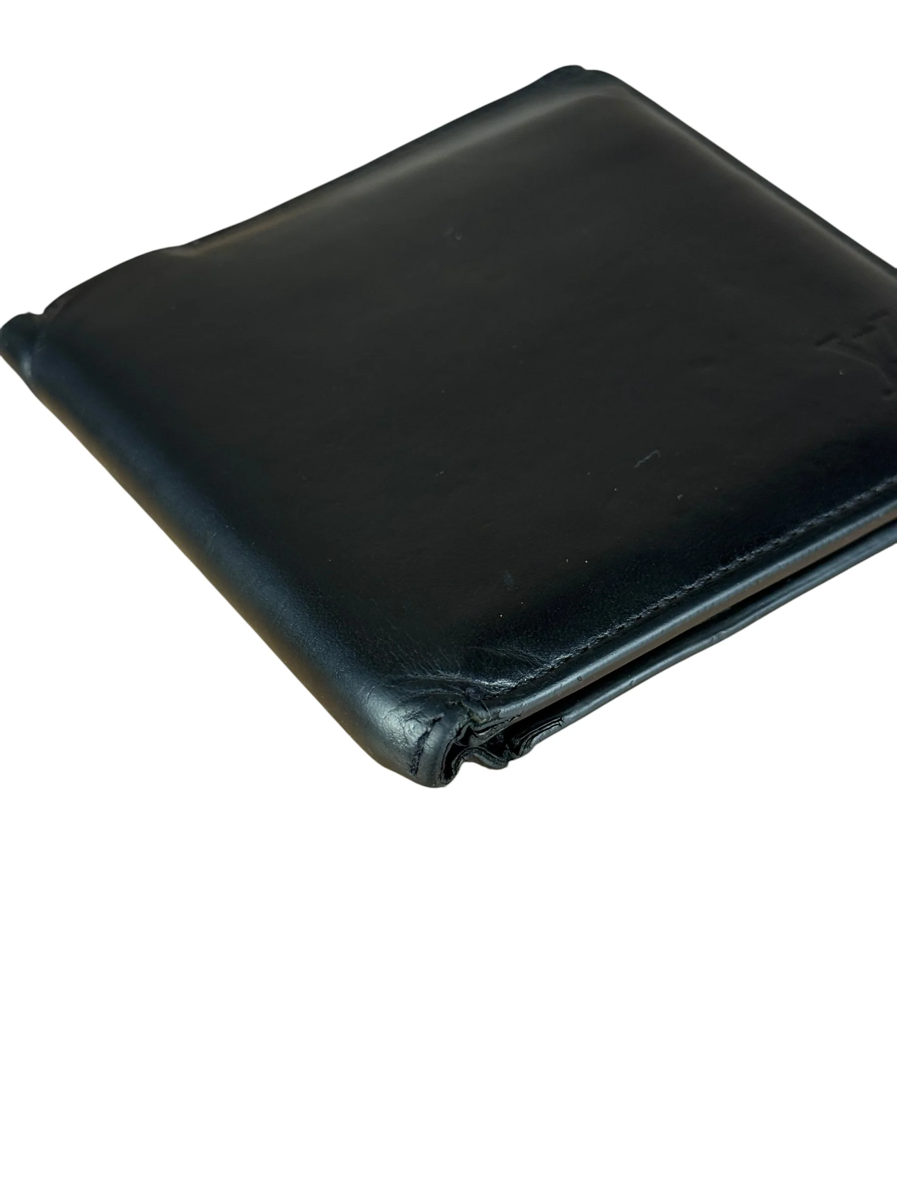 Louis Vuitton Black Leather Bi-Fold Wallet - Image 11