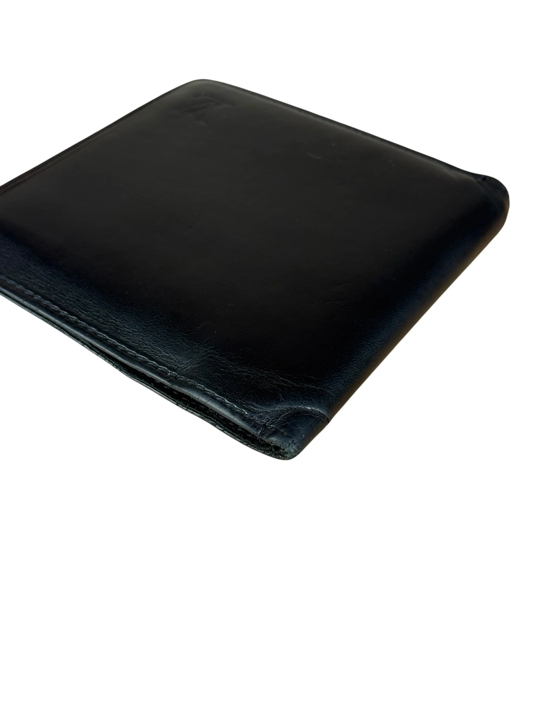 Louis Vuitton Black Leather Bi-Fold Wallet - Image 12