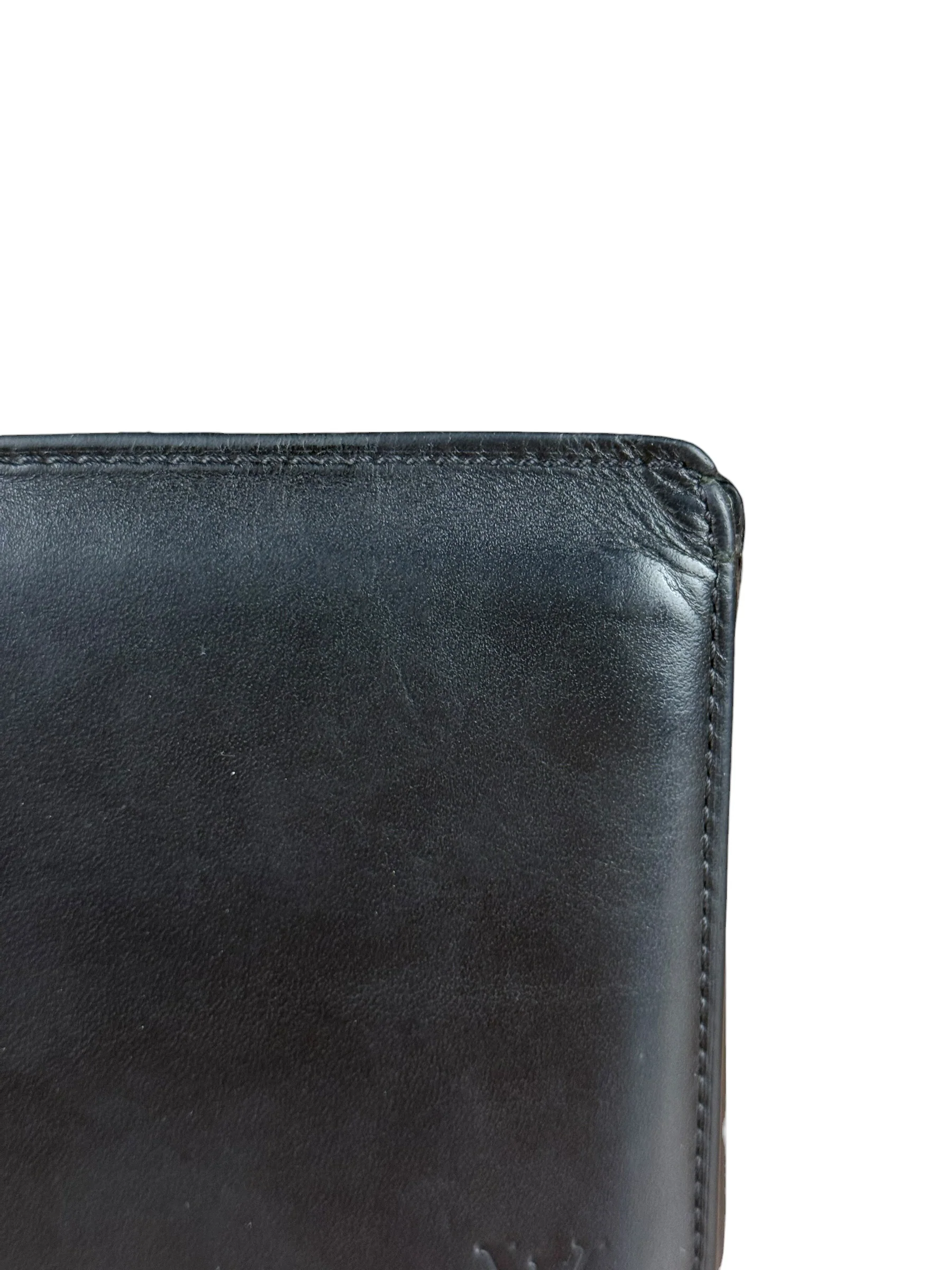 Louis Vuitton Black Leather Bi-Fold Wallet - Image 2