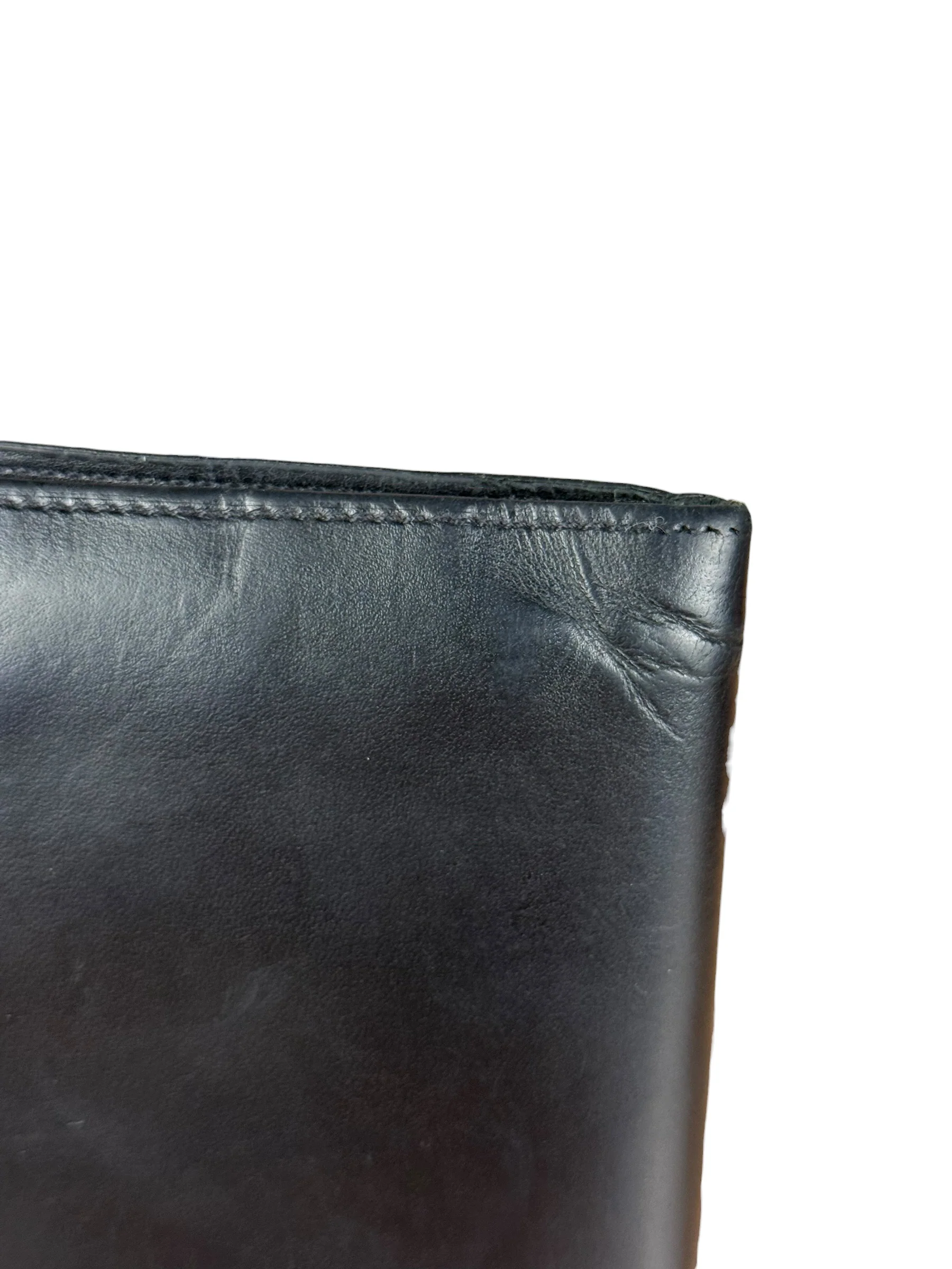 Louis Vuitton Black Leather Bi-Fold Wallet - Image 7