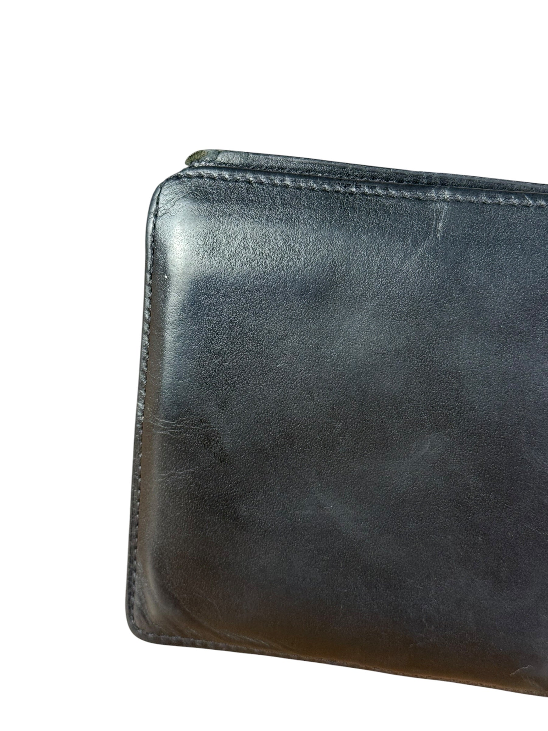 Louis Vuitton Black Leather Bi-Fold Wallet - Image 8