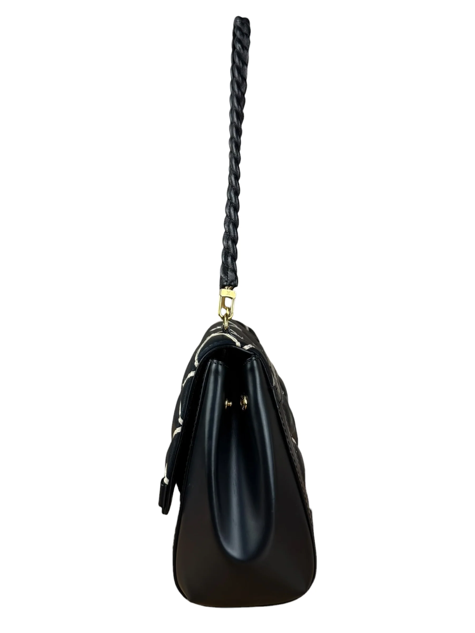Louis Vuitton Black Malletage Quilted Shoulder Bag - Image 7