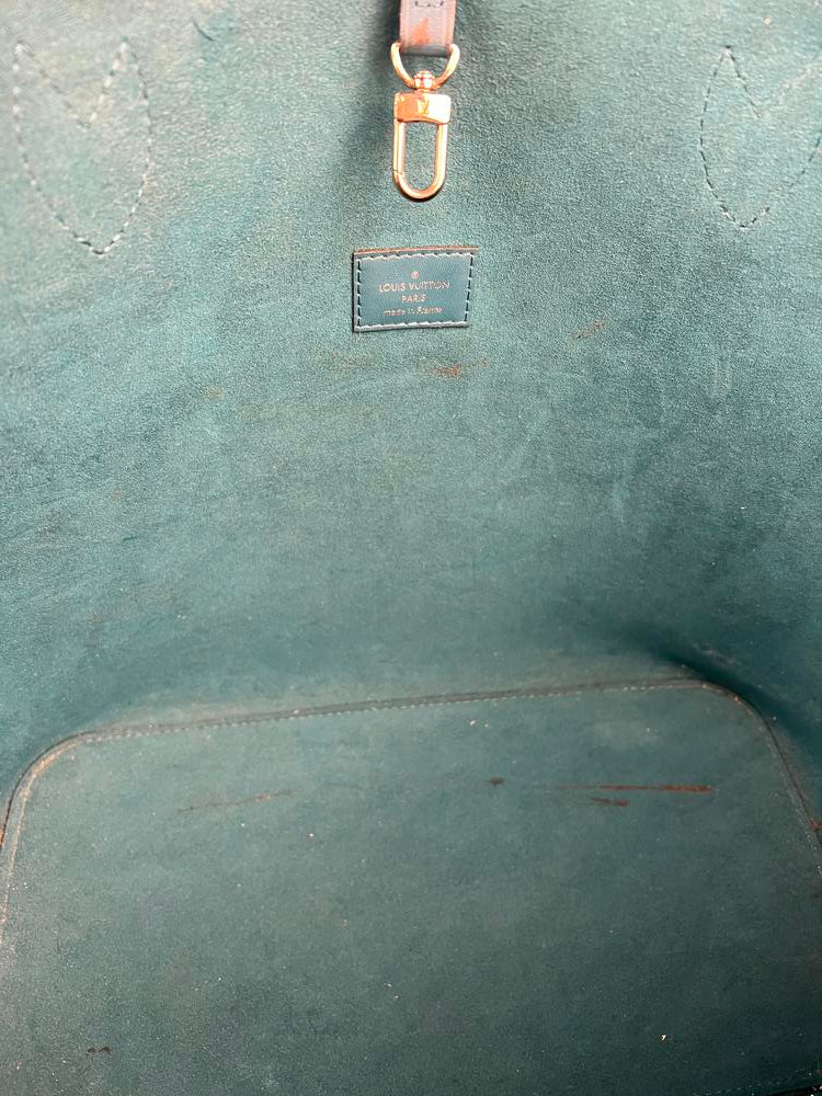Louis Vuitton Blue Epi Neverfull MM - Image 13