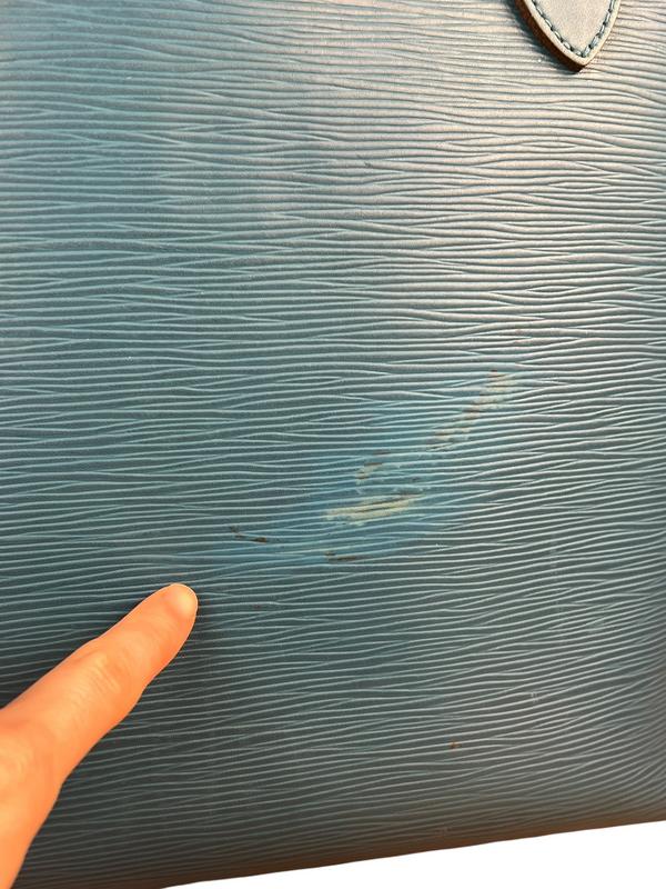 Louis Vuitton Blue Epi Neverfull MM - Image 14
