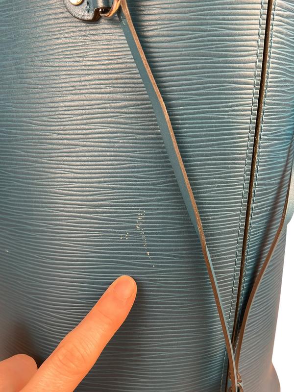 Louis Vuitton Blue Epi Neverfull MM - Image 19