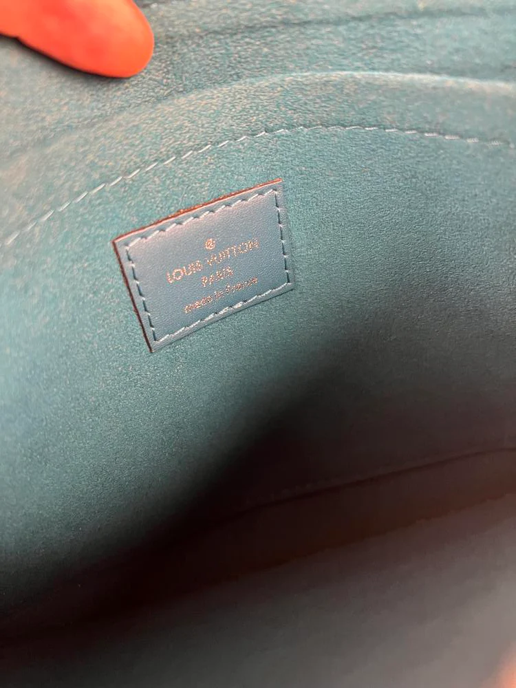 Louis Vuitton Blue Epi Neverfull MM - Image 21