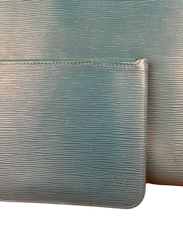 Louis Vuitton Blue Epi Neverfull MM - Image 22
