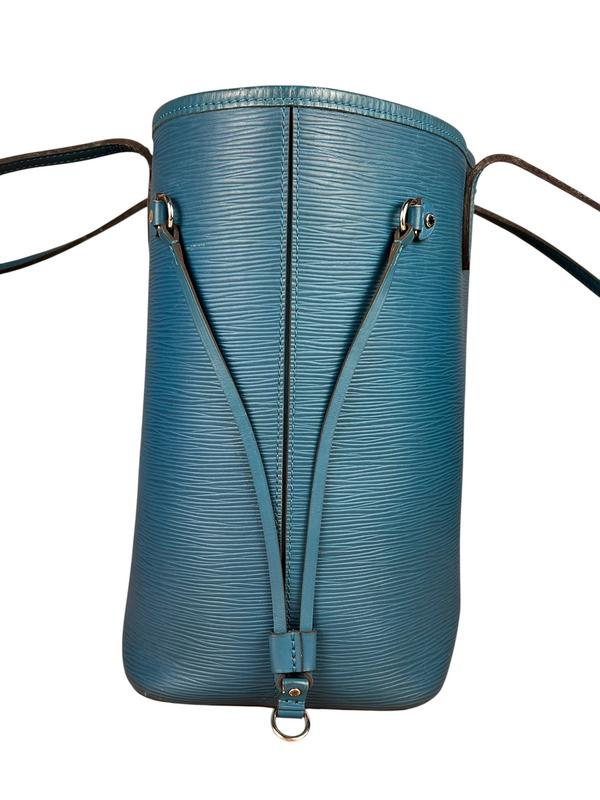 Louis Vuitton Blue Epi Neverfull MM - Image 4