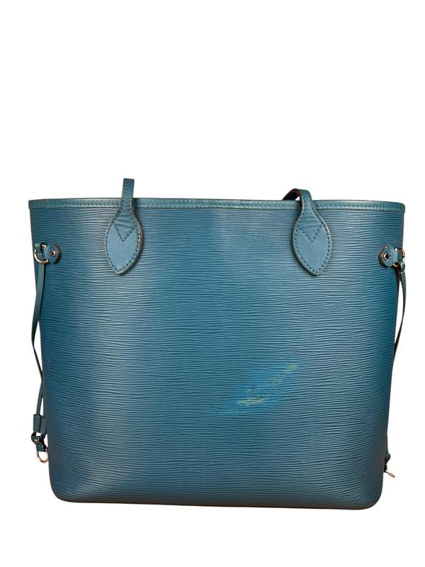 Louis Vuitton Blue Epi Neverfull MM - Image 6