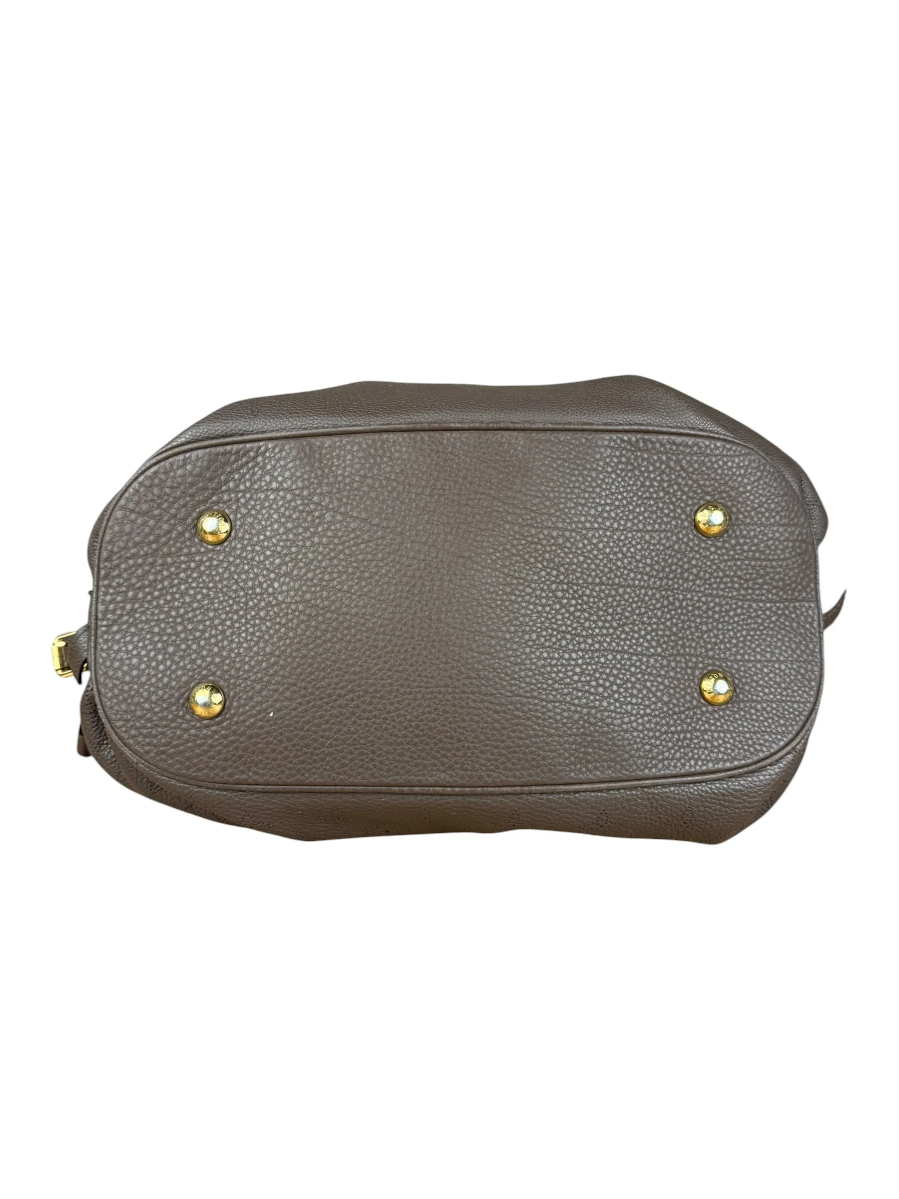 Louis Vuitton Brown Leather Mahina Hobo Bag - Image 12