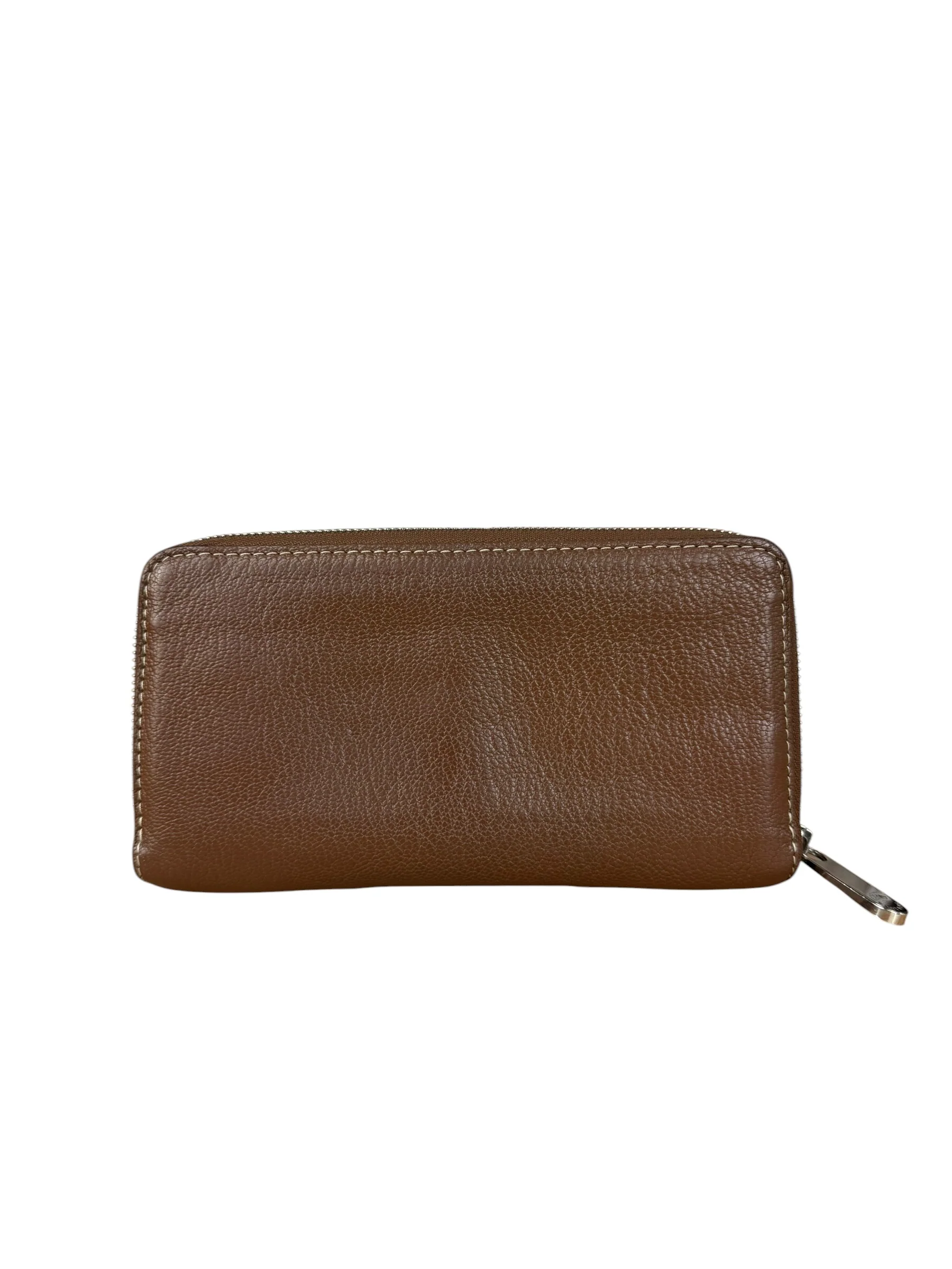 Louis Vuitton Brown Leather Suhali Zippy Wallet - Image 4