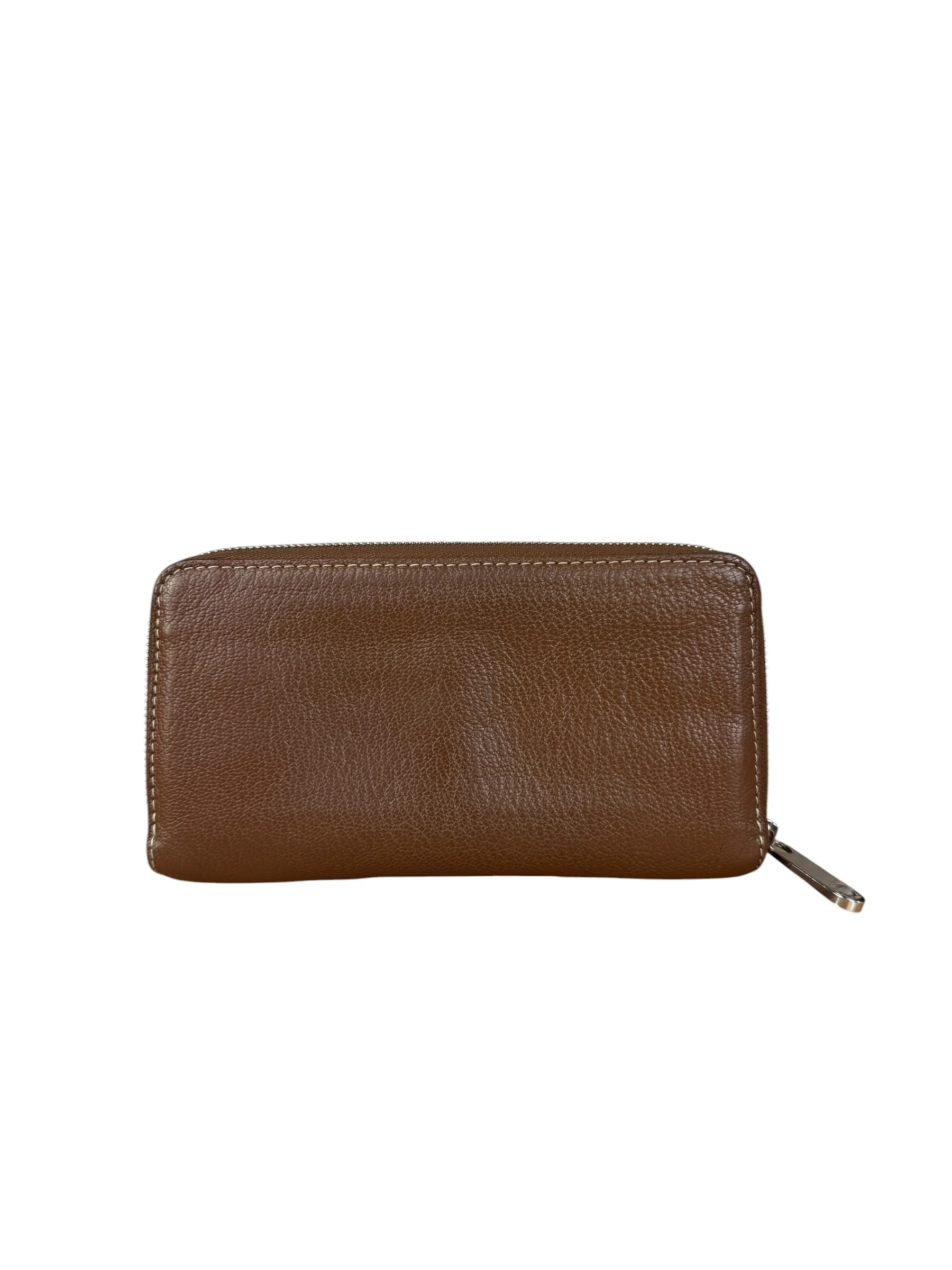 Louis Vuitton Brown Leather Suhali Zippy Wallet - Image 5