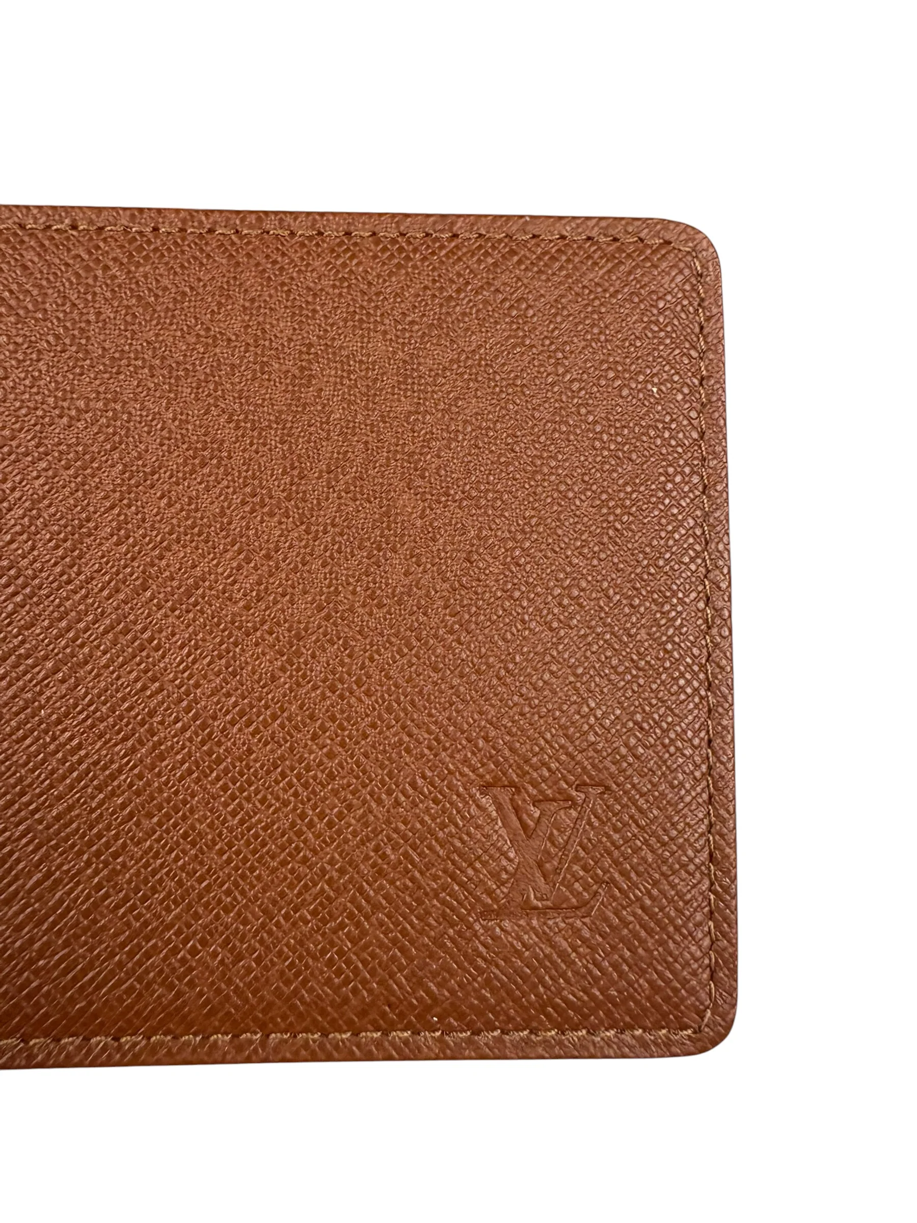 Louis Vuitton Brown Taiga Leather Card Holder - Image 2