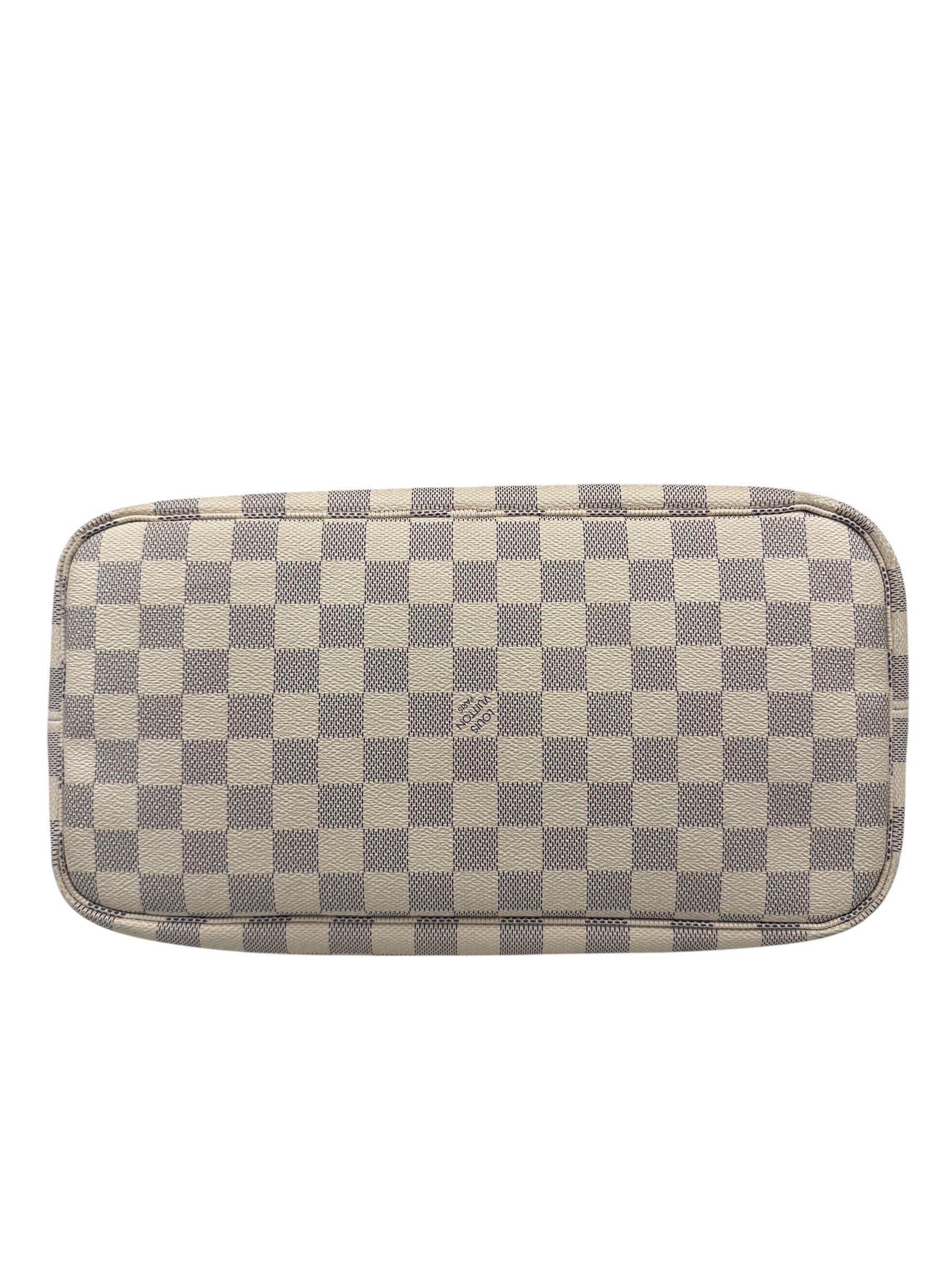 Louis Vuitton Damier Azur Neverfull MM w/ Pouch - Image 12