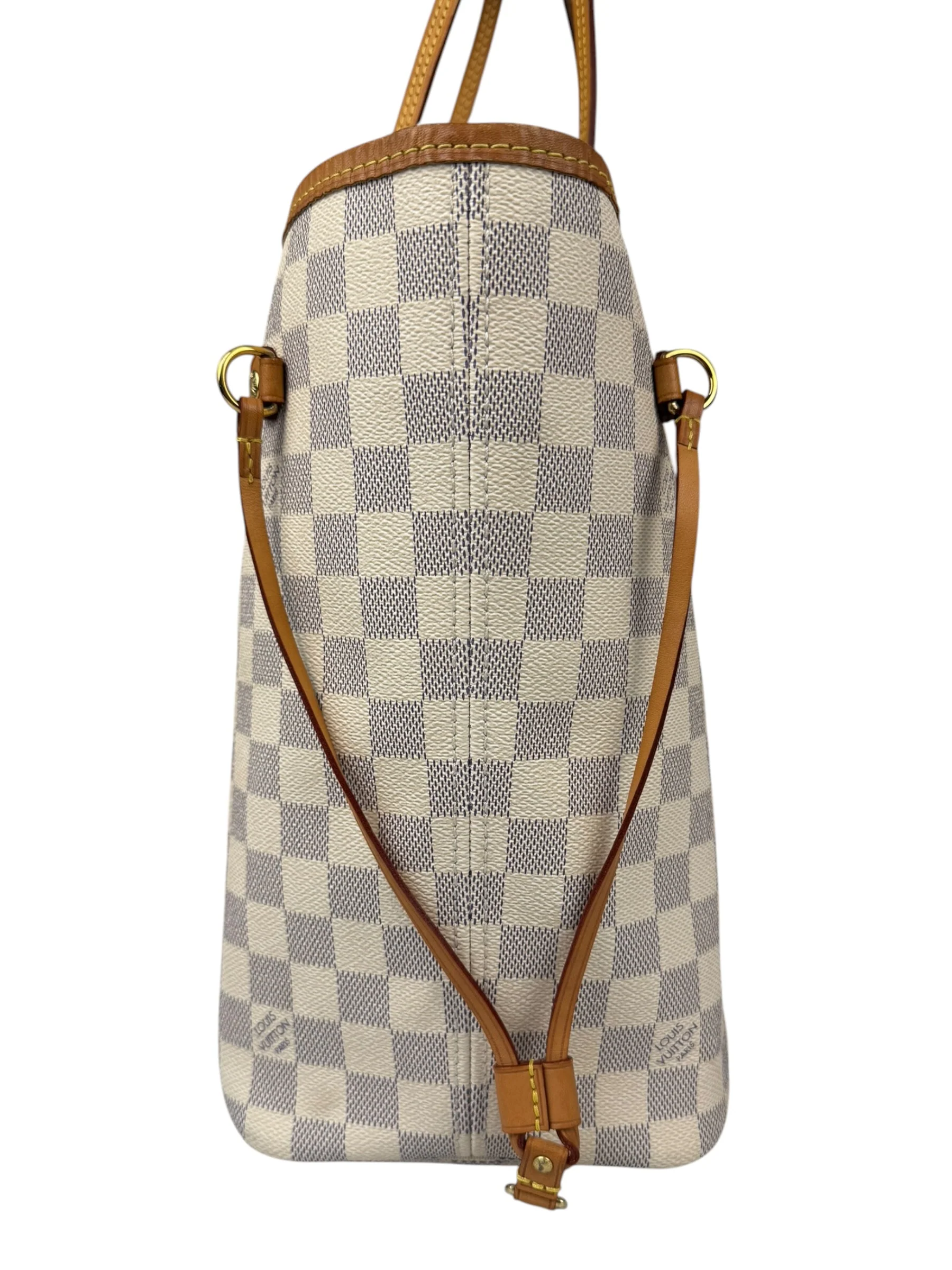 Louis Vuitton Damier Azur Neverfull MM w/ Pouch - Image 14