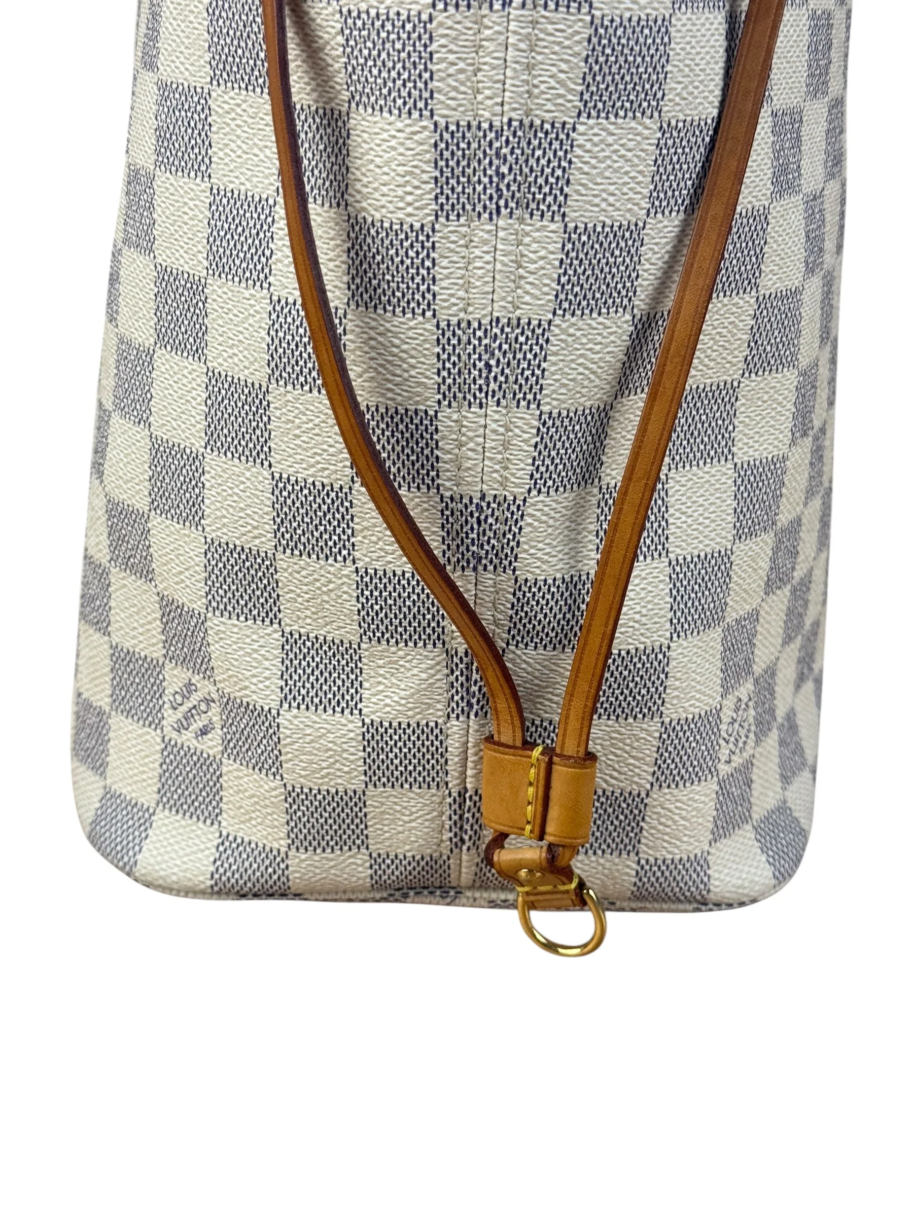 Louis Vuitton Damier Azur Neverfull MM w/ Pouch - Image 6