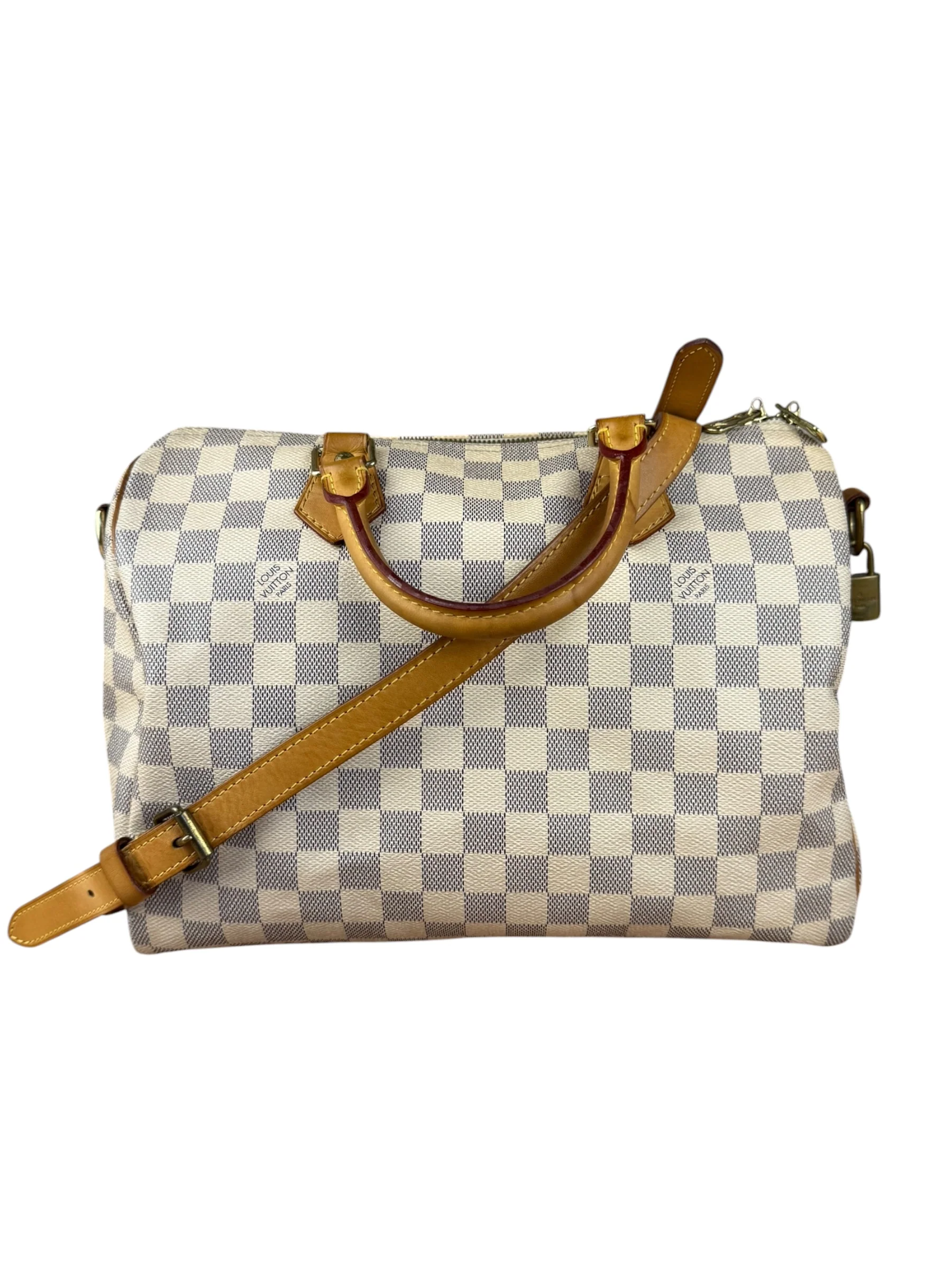 Louis Vuitton Damier Azur Speedy Bandouliere 30 - Image 4