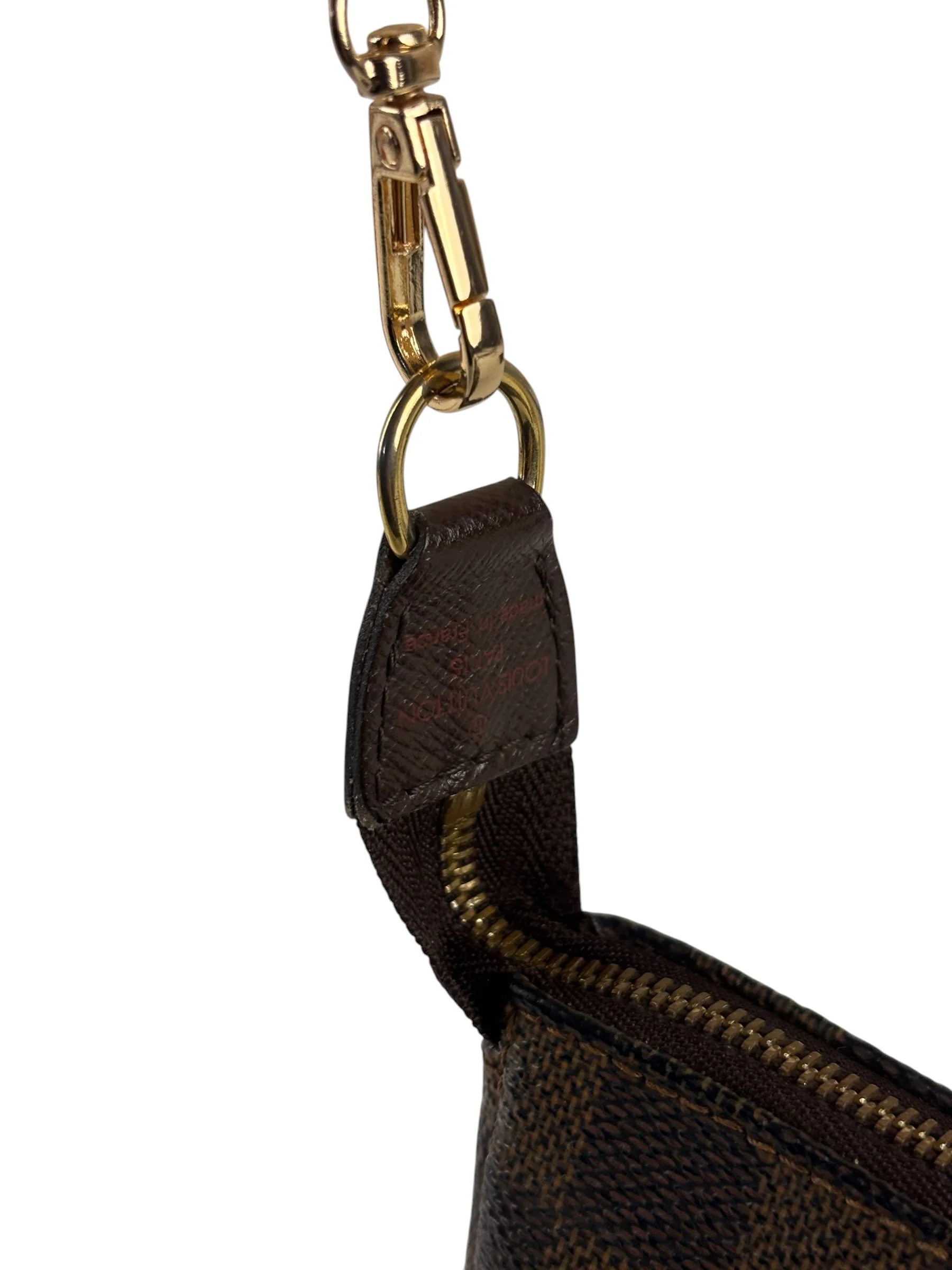 Louis Vuitton Damier Ebene Mini Pochette (Replacement Chain) - Image 13