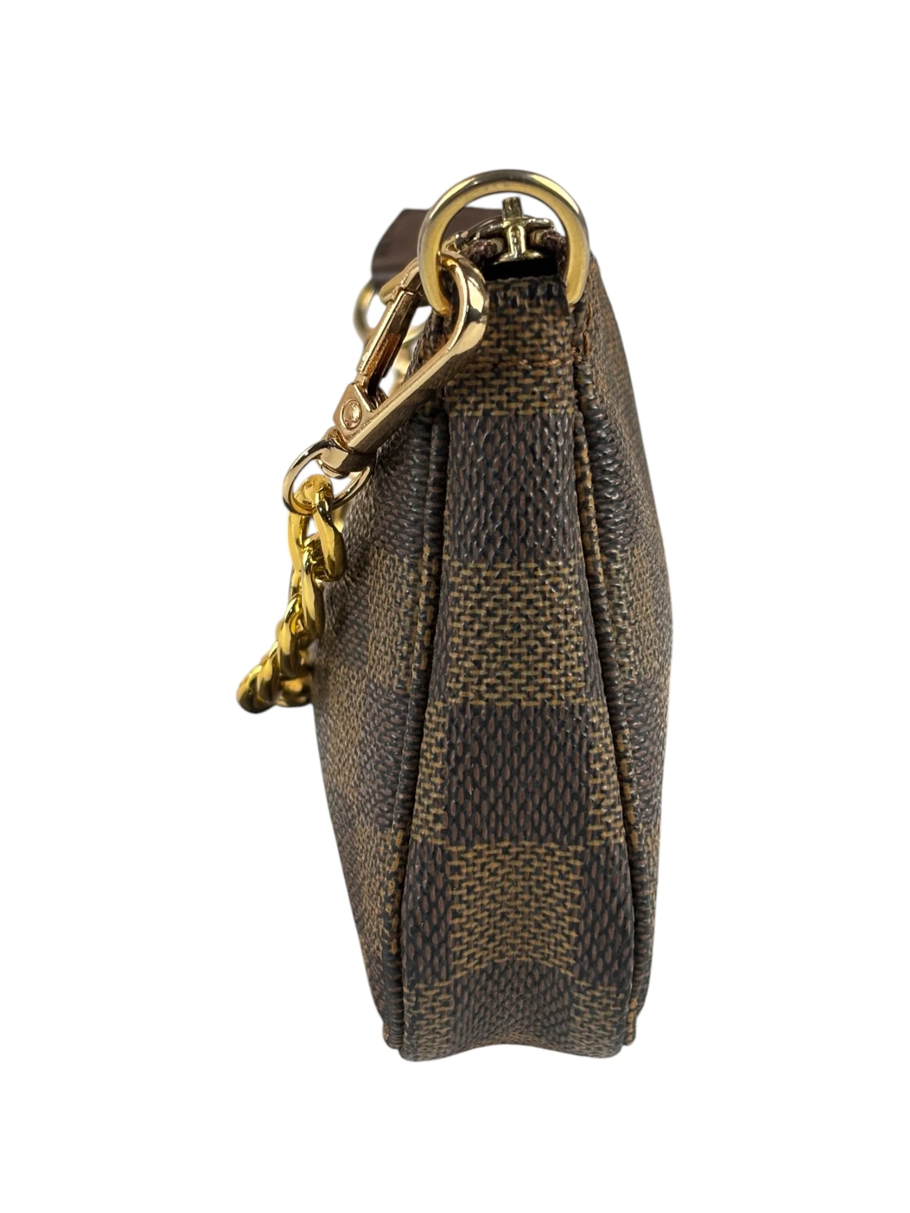 Louis Vuitton Damier Ebene Mini Pochette (Replacement Chain) - Image 3