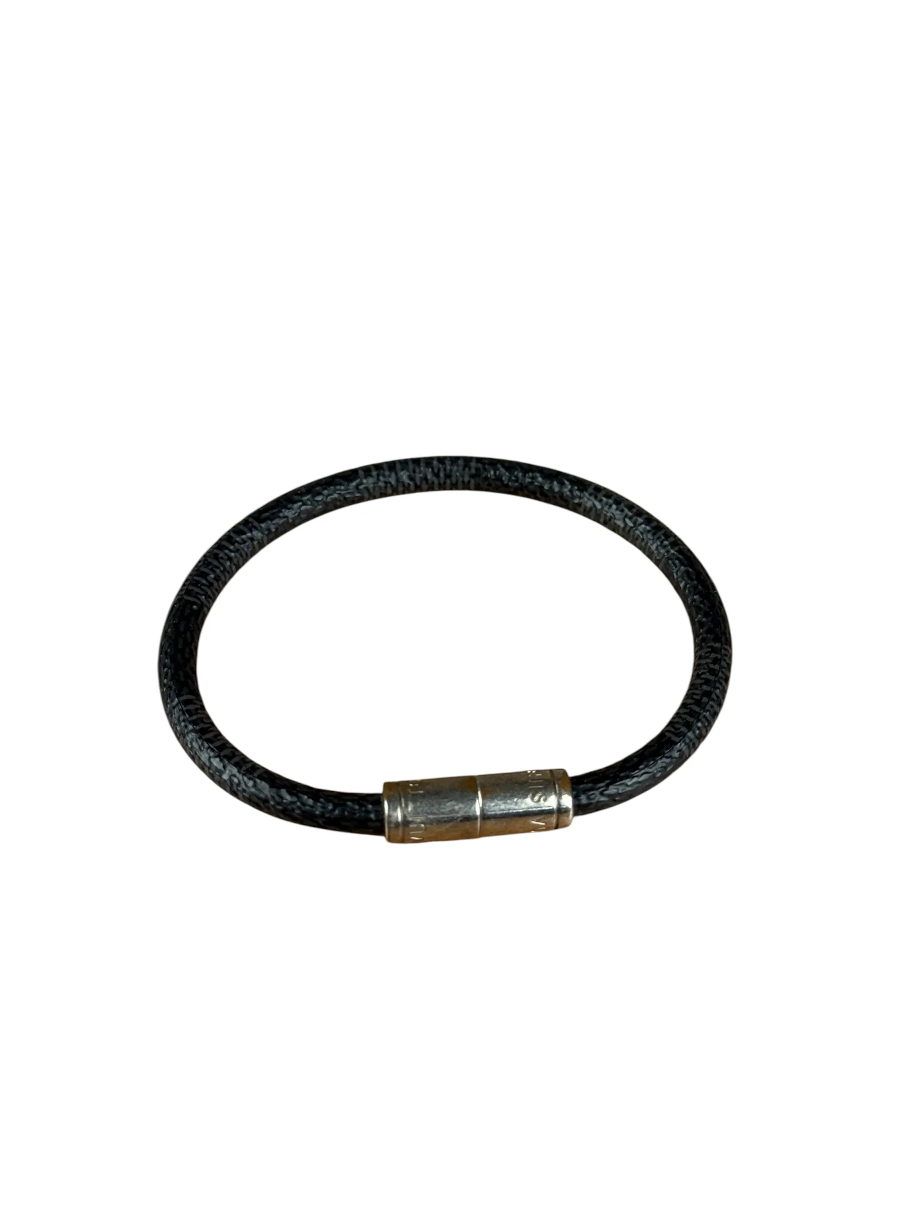 Louis Vuitton Damier Graphite Keep It Bracelet - Image 3