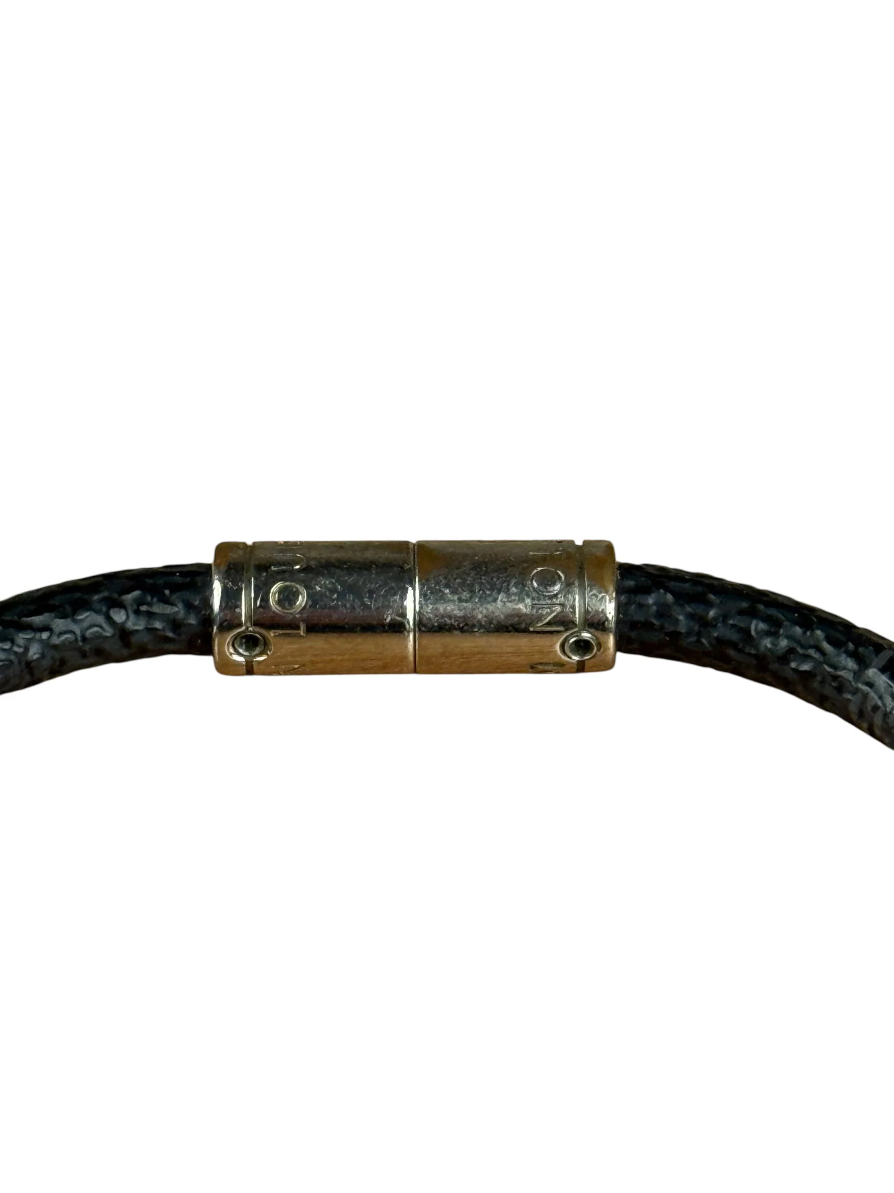 Louis Vuitton Damier Graphite Keep It Bracelet - Image 4