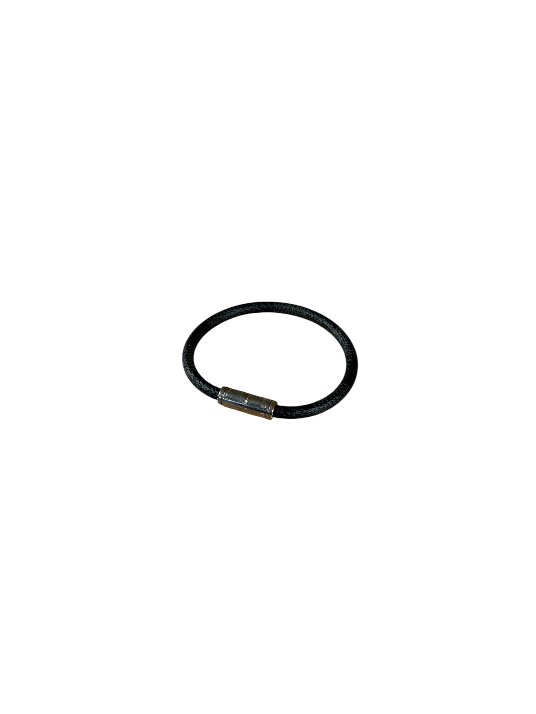 Louis Vuitton Damier Graphite Keep It Bracelet - Image 6