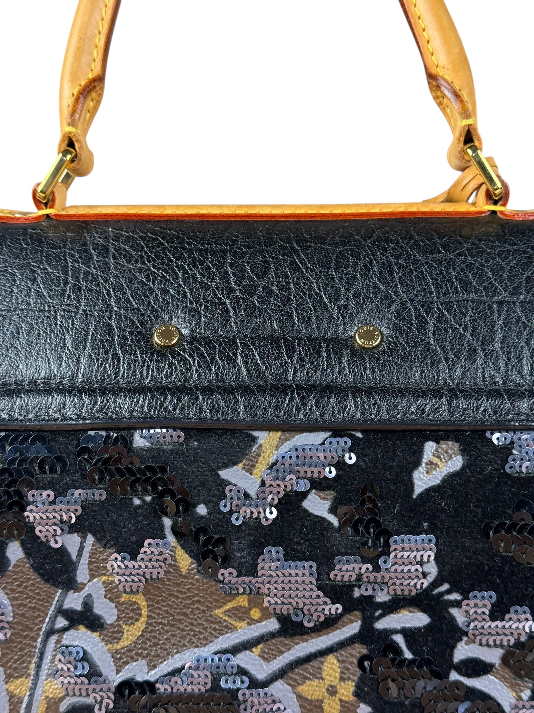 Louis Vuitton Fleur De Jais Carrousel Handbag - Image 10