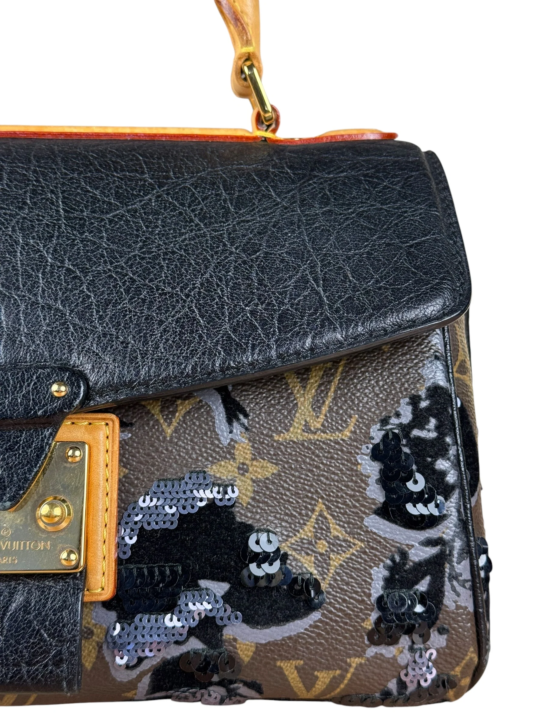 Louis Vuitton Fleur De Jais Carrousel Handbag - Image 3