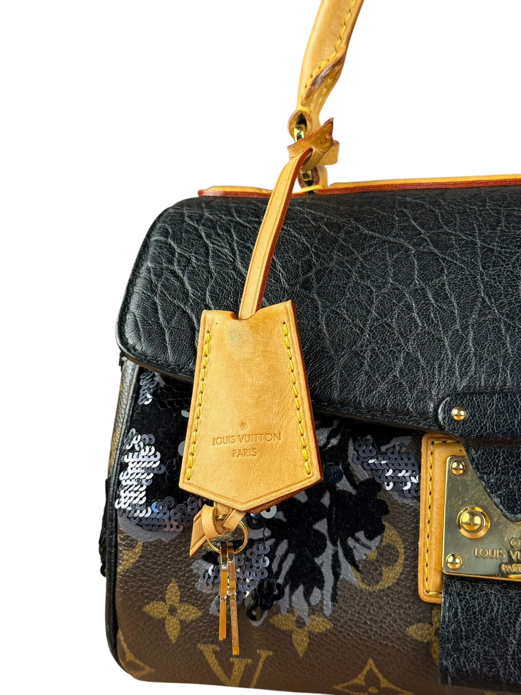 Louis Vuitton Fleur De Jais Carrousel Handbag - Image 5