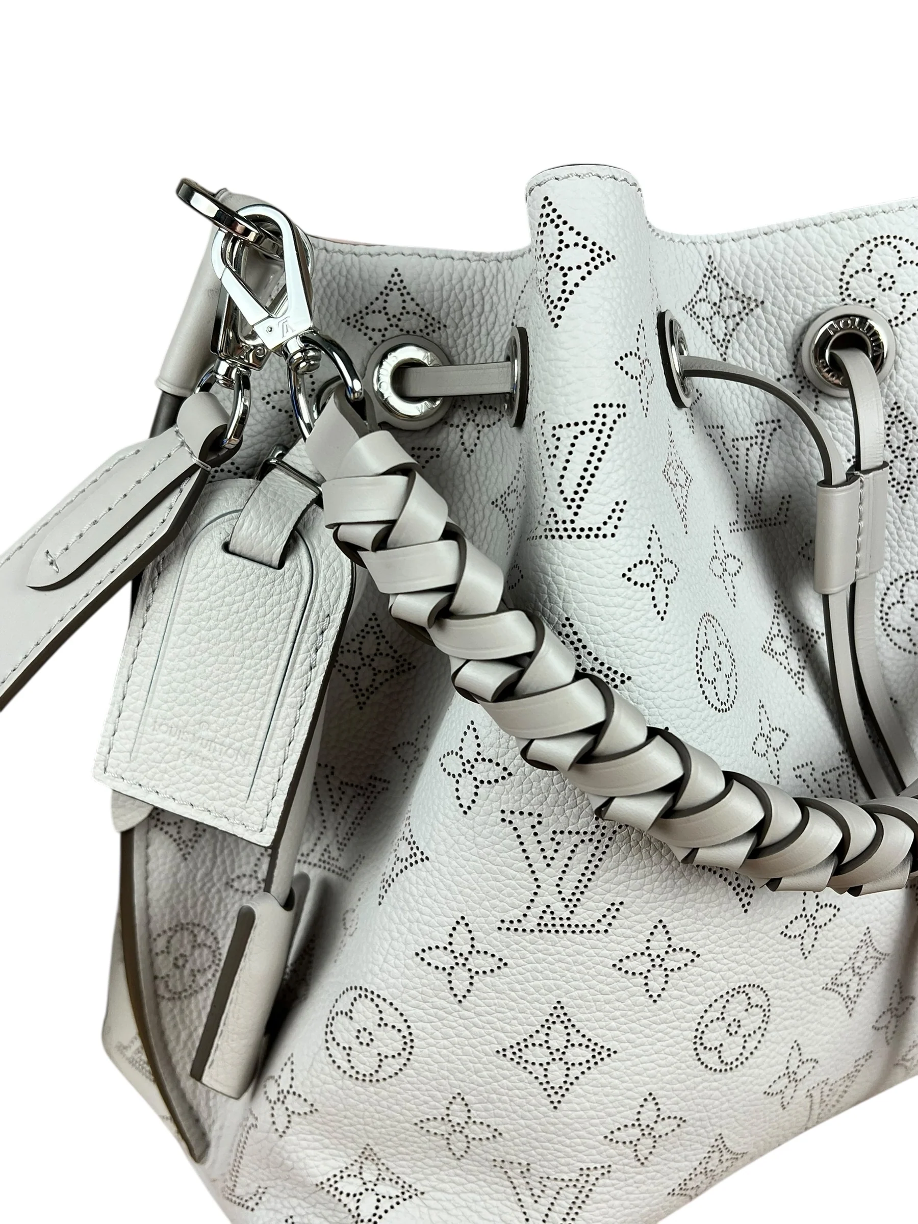 Louis Vuitton Leather Muria Bucket Bag - Image 3