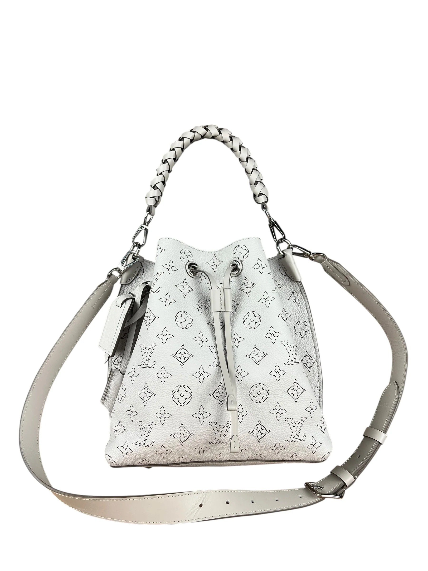 Louis Vuitton Leather Muria Bucket Bag - Image 4