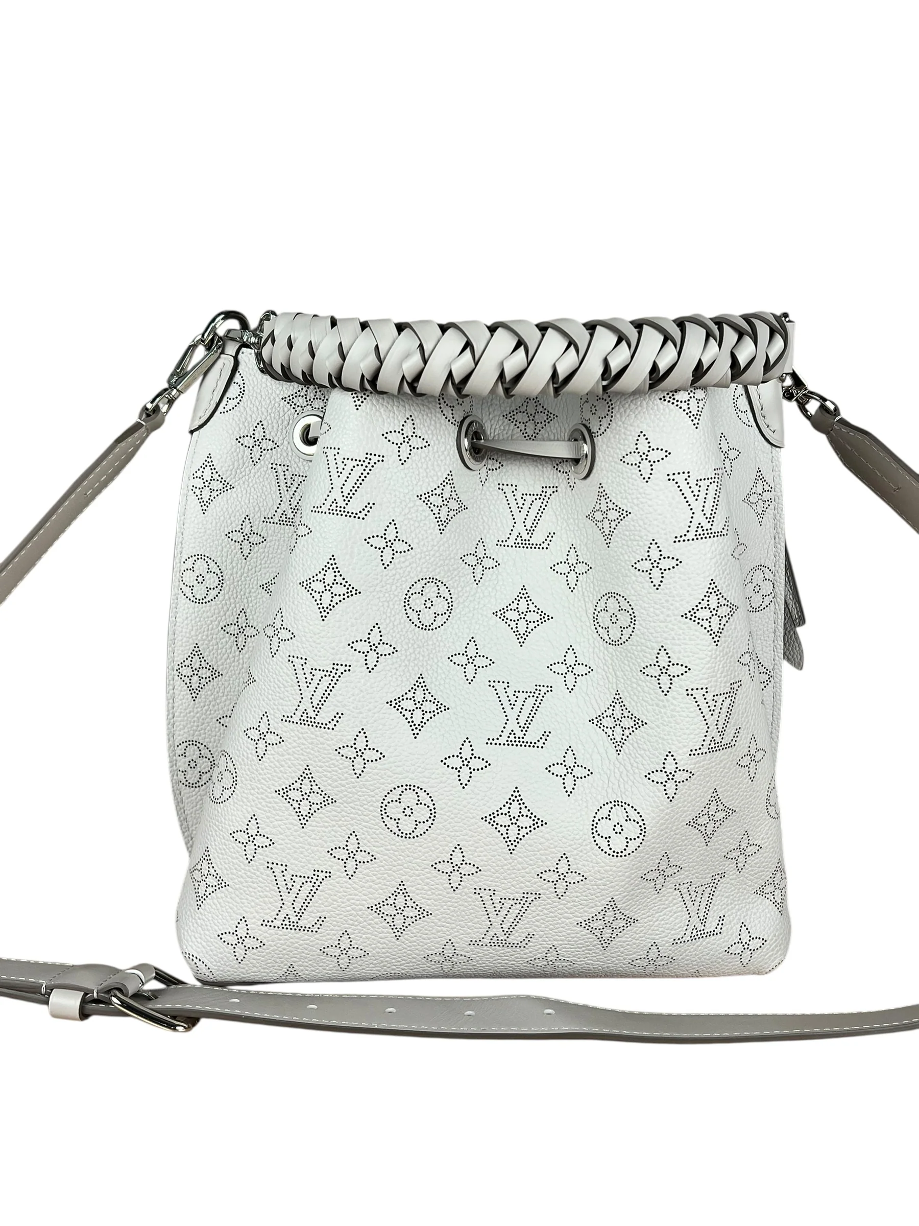 Louis Vuitton Leather Muria Bucket Bag - Image 5