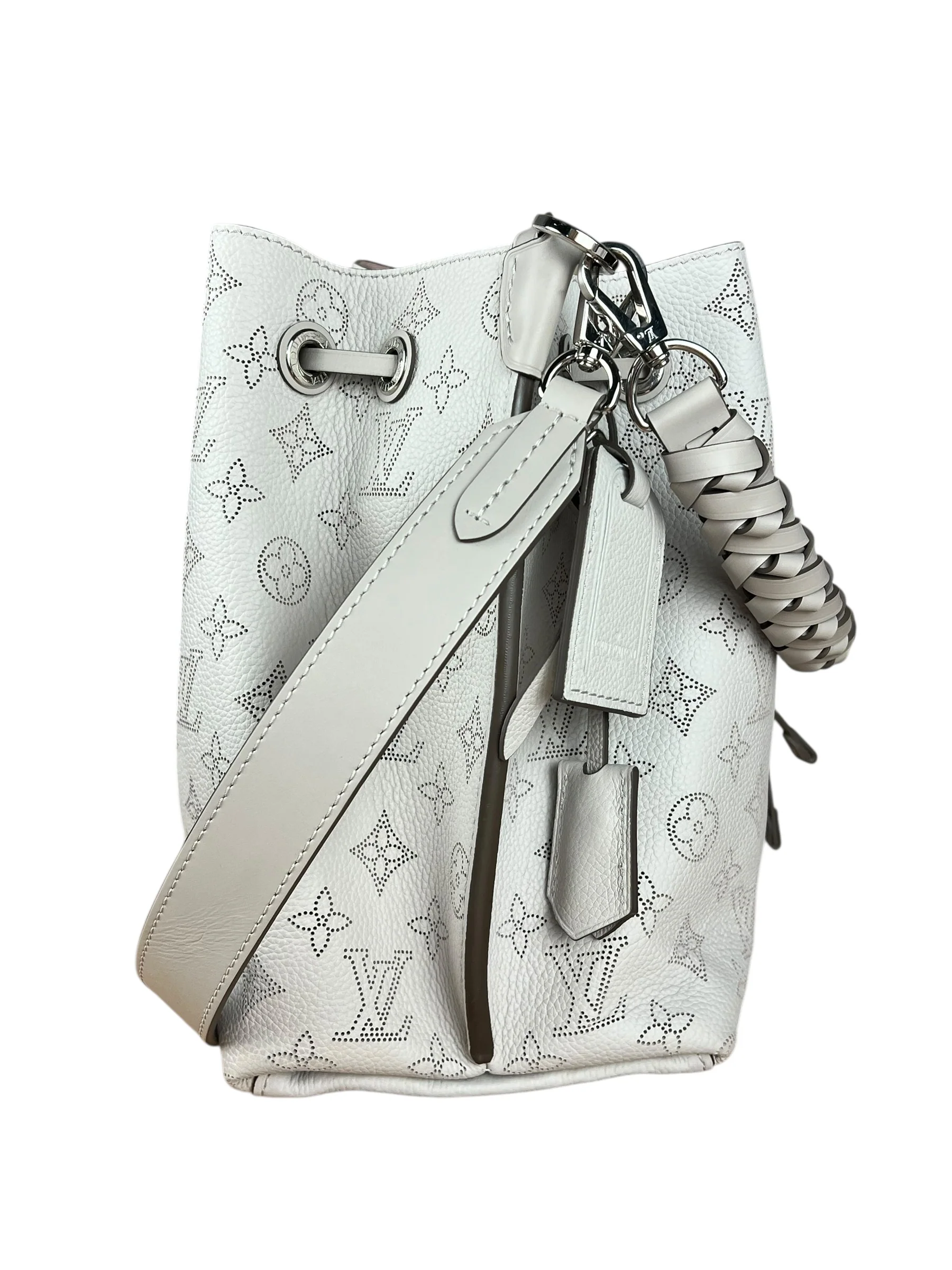 Louis Vuitton Leather Muria Bucket Bag - Image 8