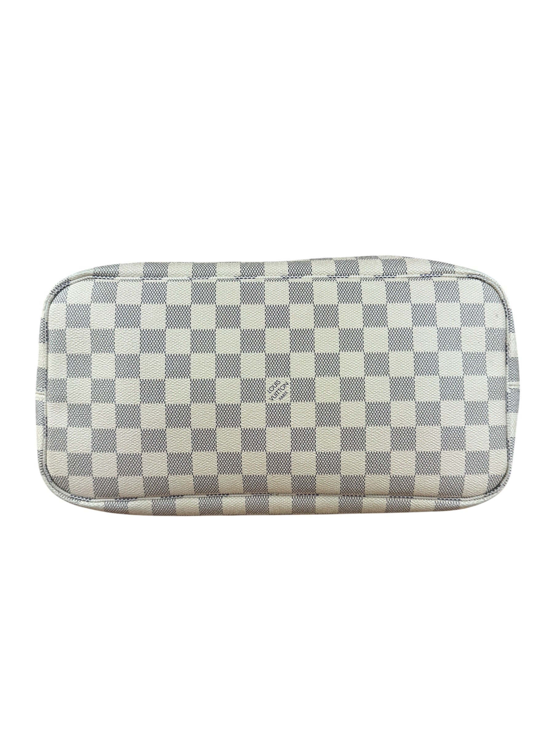 Louis Vuitton Neverfull MM Damier Azure Rose Interior w/ Pouch - Image 16