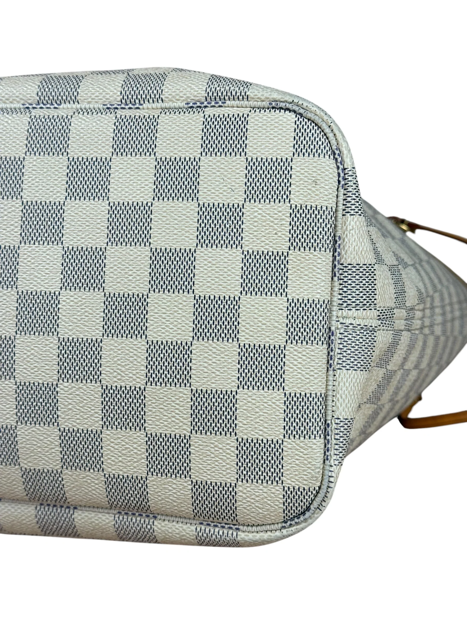 Louis Vuitton Neverfull MM Damier Azure Rose Interior w/ Pouch - Image 17